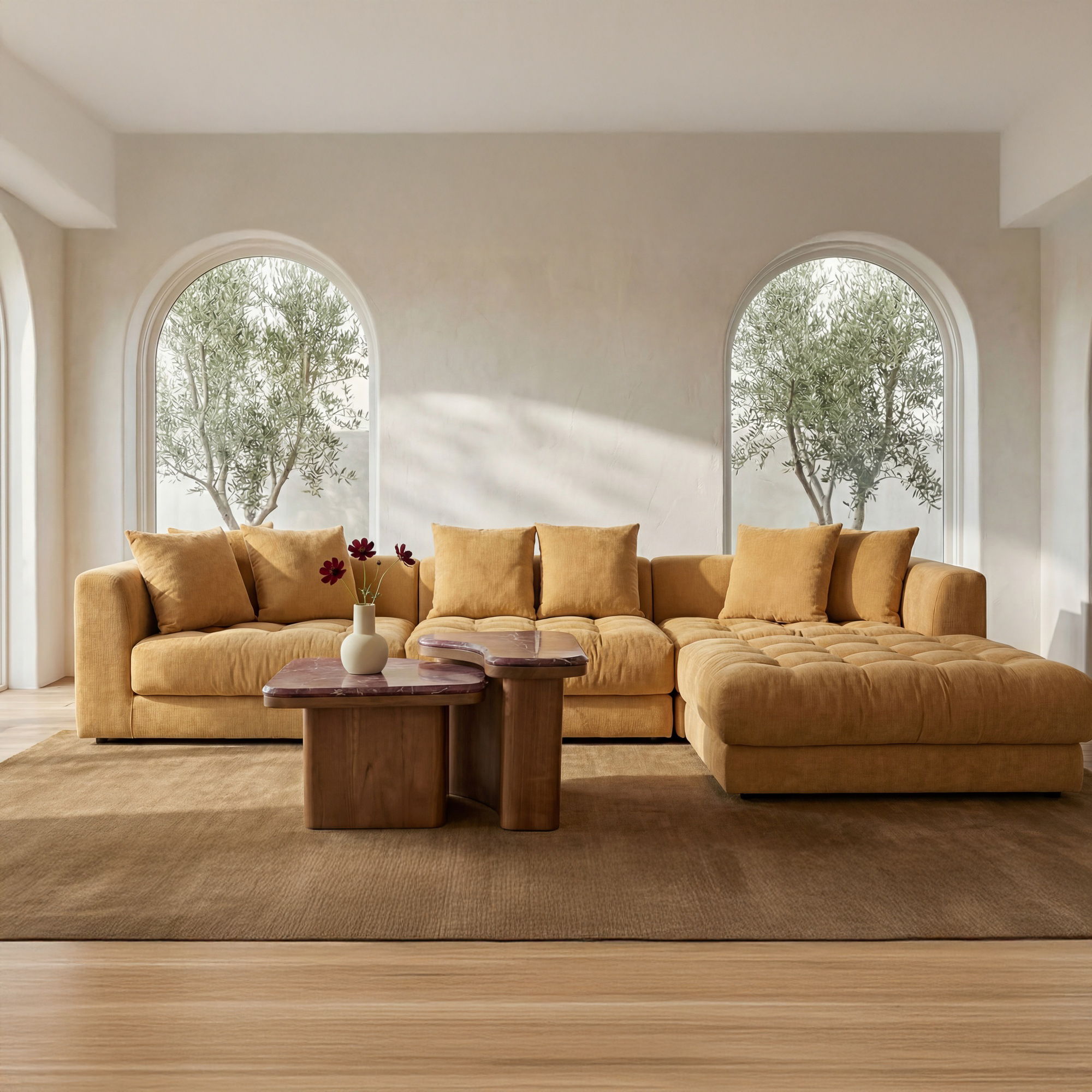 Davie – Slipper Chair – Golden Yellow