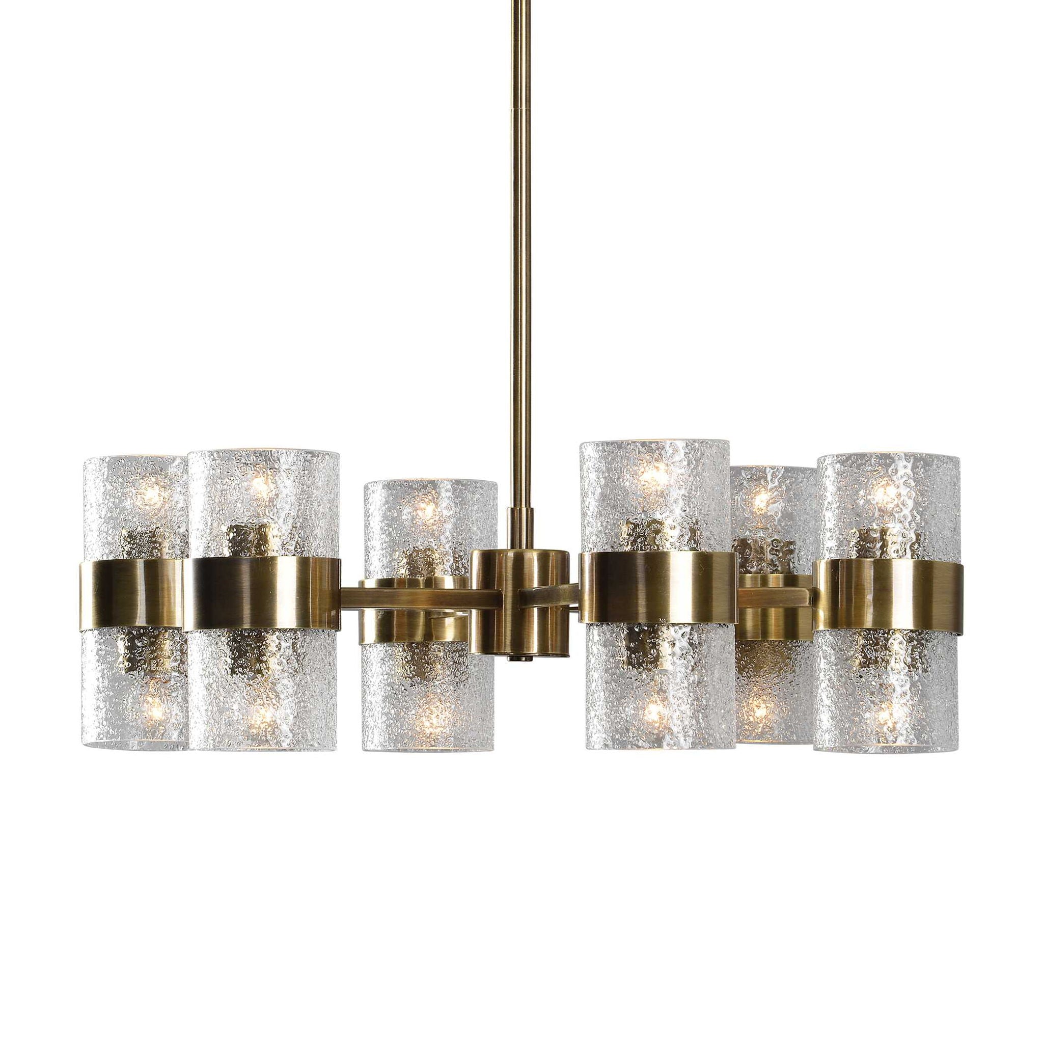 Marinot – 12 Light Chandelier – Gold