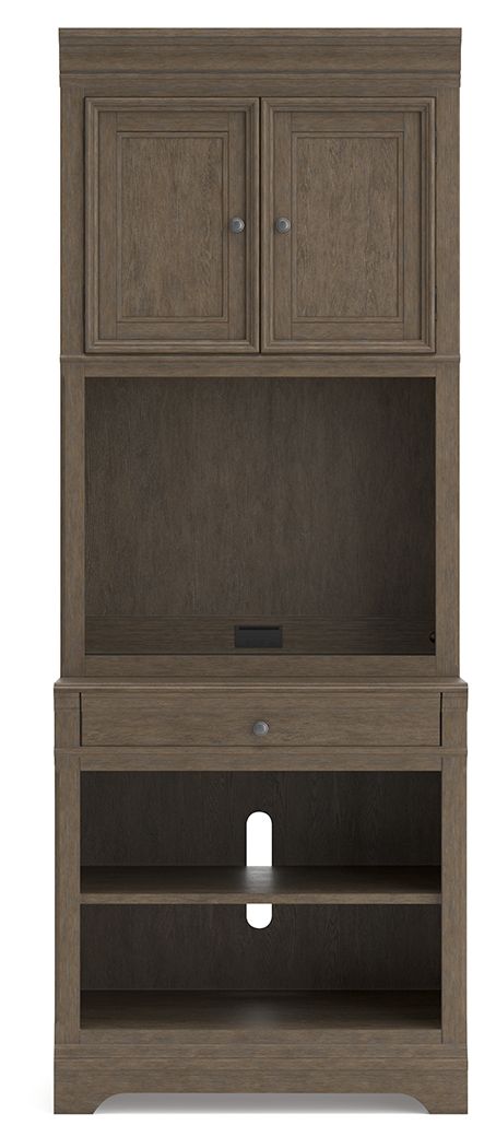 Janismore - Bookcase - Weathered Gray - Image 2