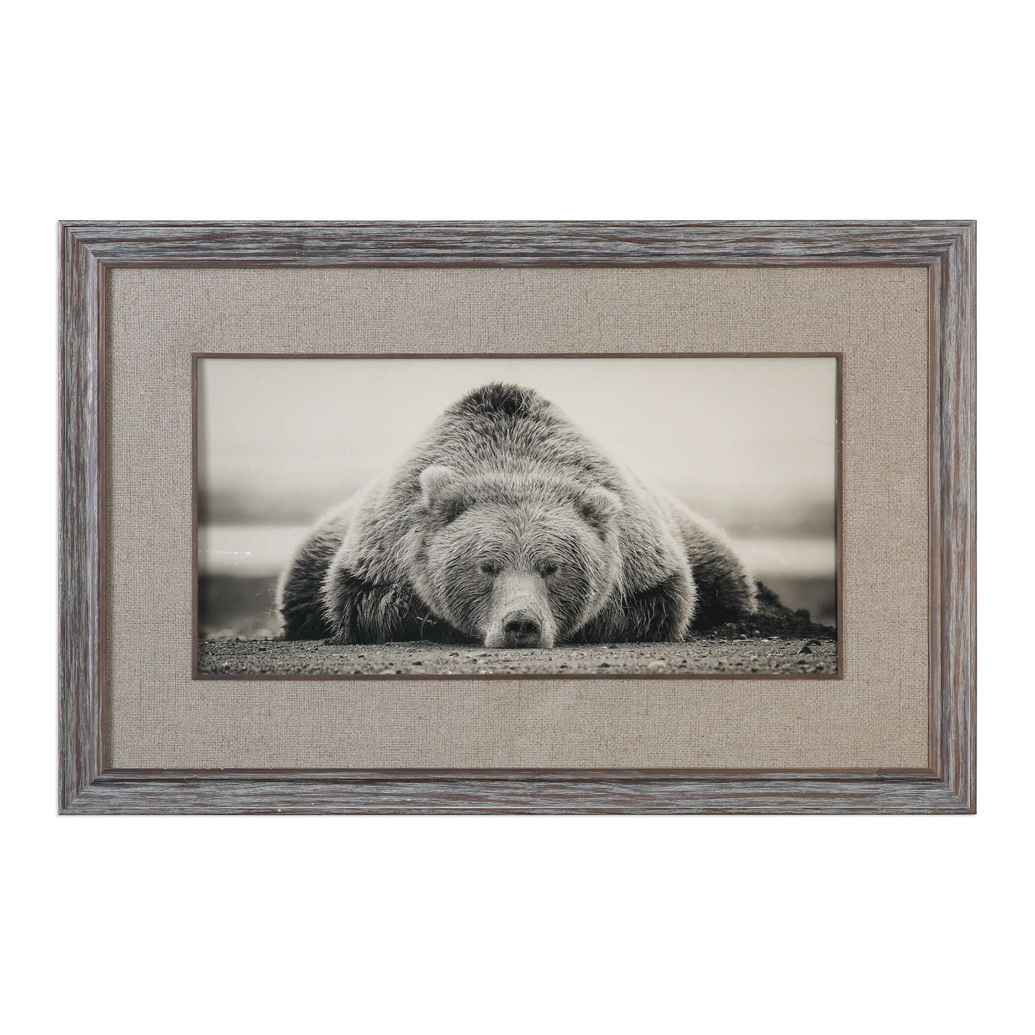 Deep Sleep - Bear Print - Pearl Silver - Image 1