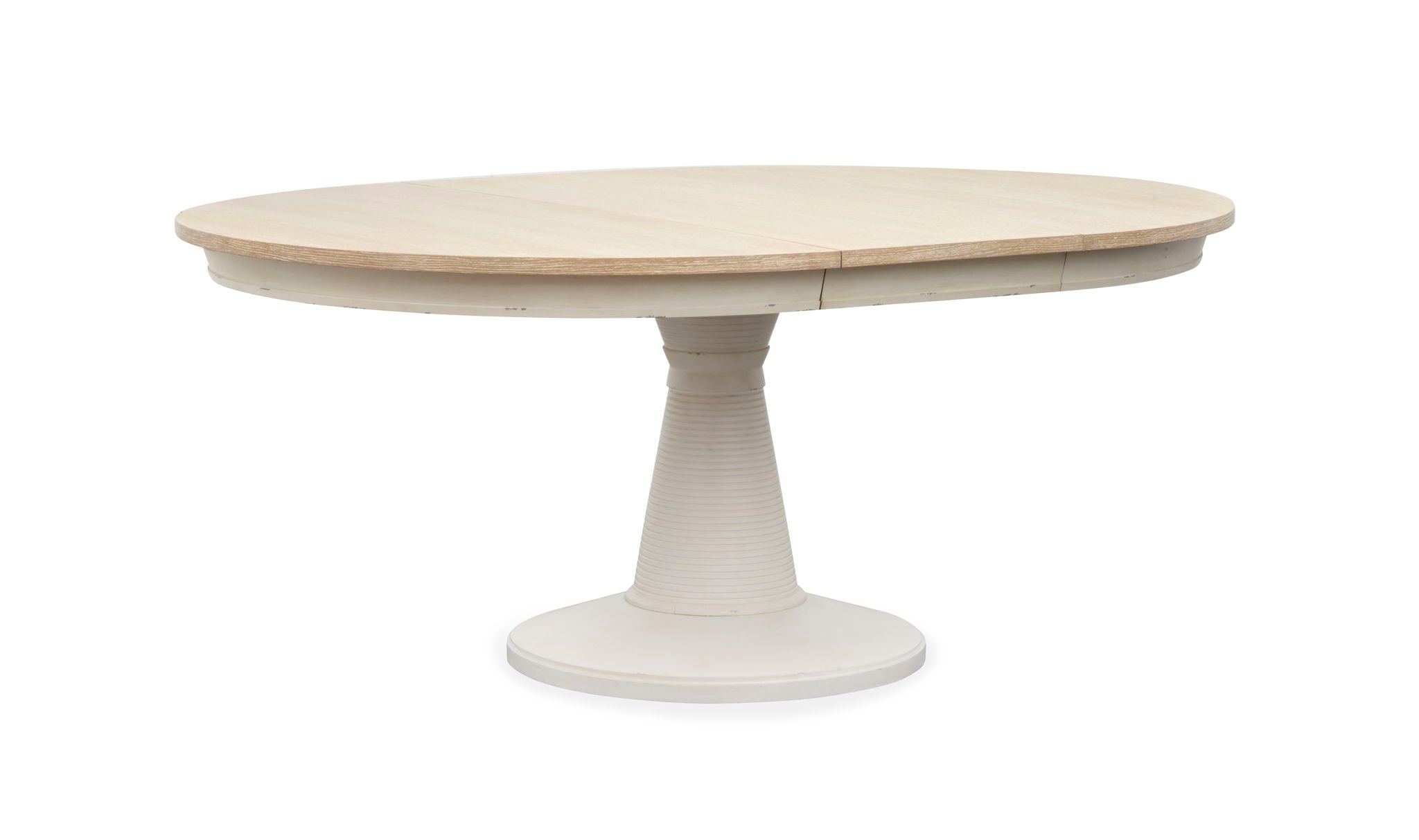 Echo Isles - Extendable 54" Round Dining Table - Sea Pearl And Driftwood - Image 3