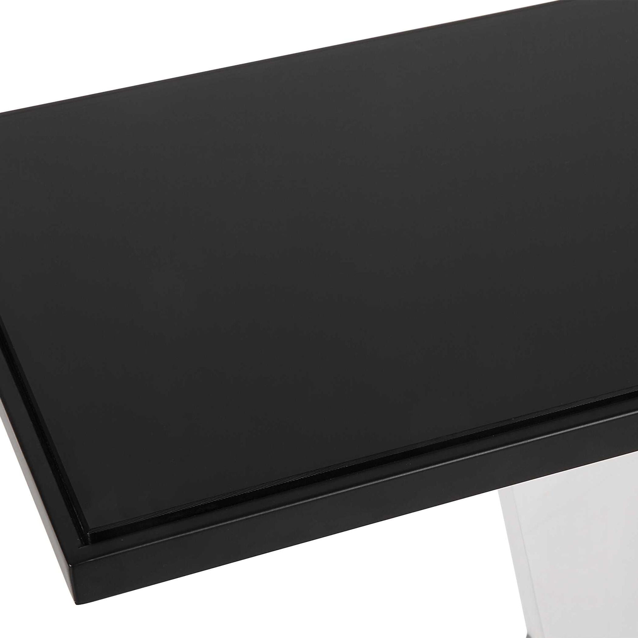 Angle - Contemporary Accent Table - Black - Image 2