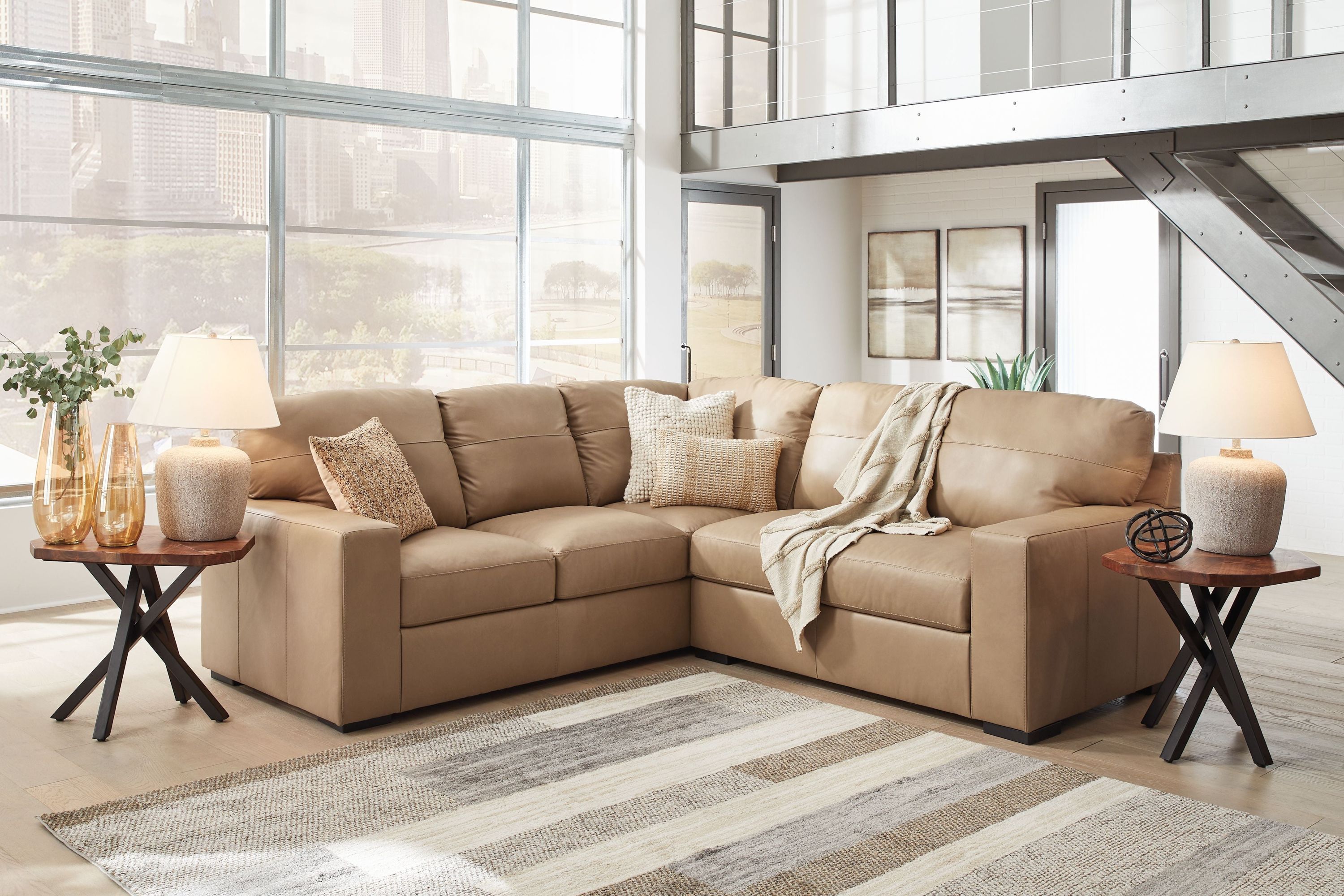 Bandon - Sectional - Leather Match - Image 3