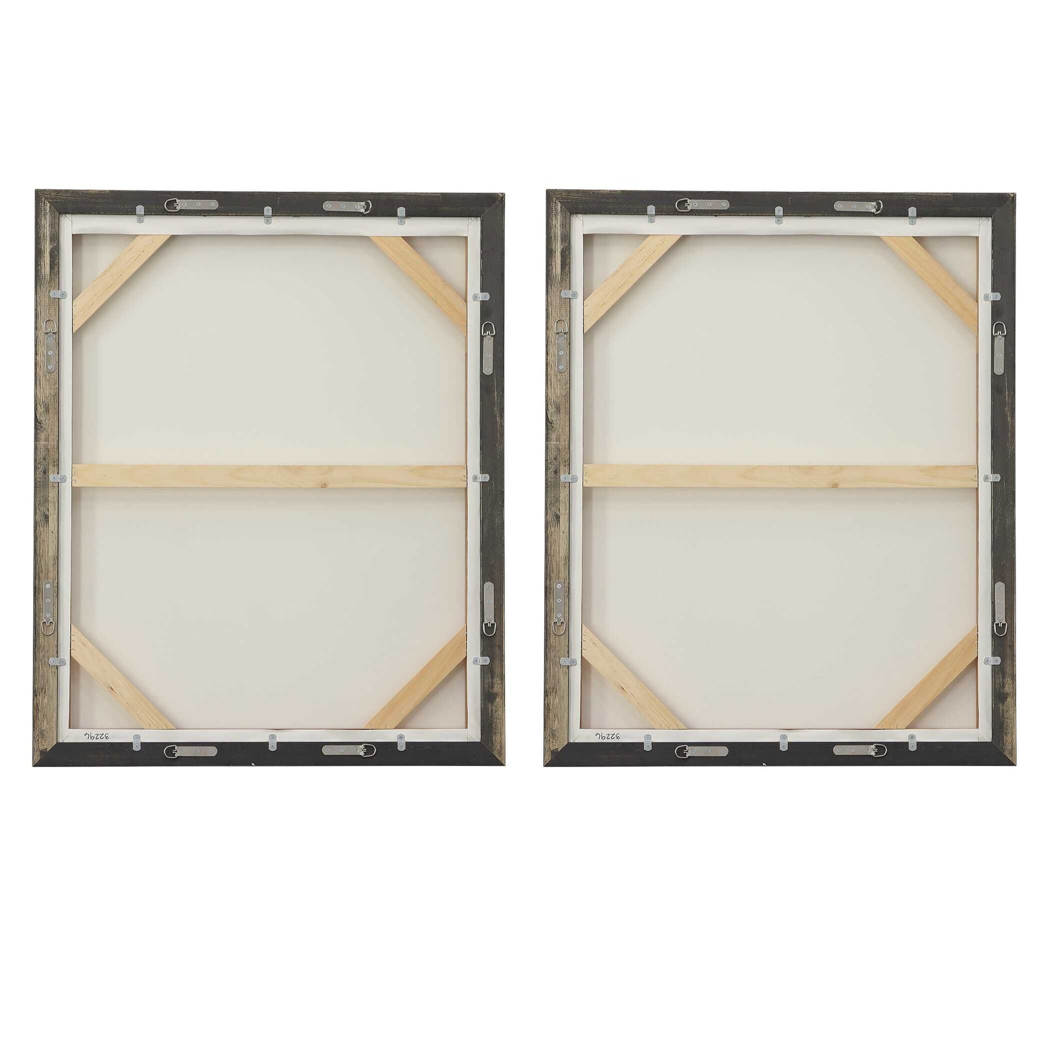 Color Theory - Framed Abstract Art (Set of 2) - Pink - Image 2