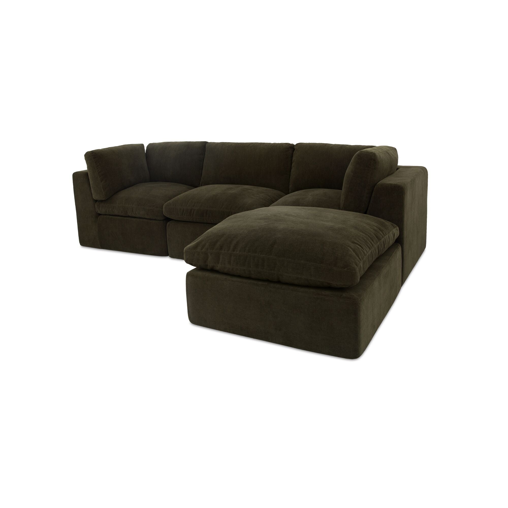 Cates - Lounge Modular Sectional - Dark Green - Image 2