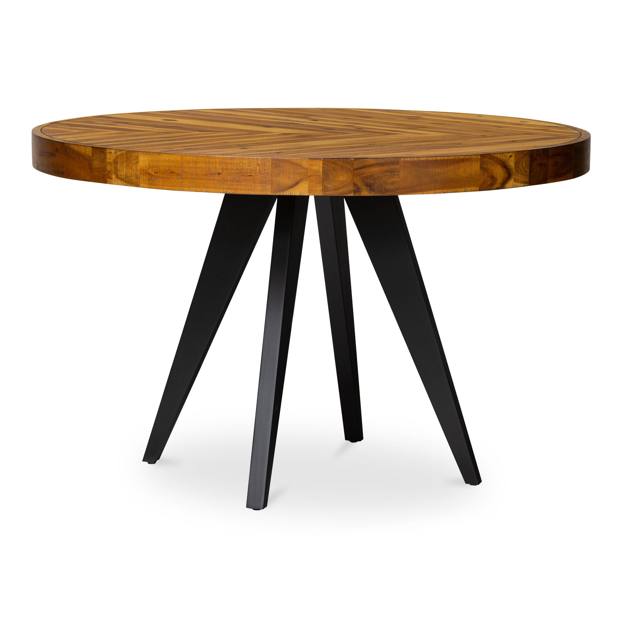Parq - Round Dining Table - Brown - Image 2
