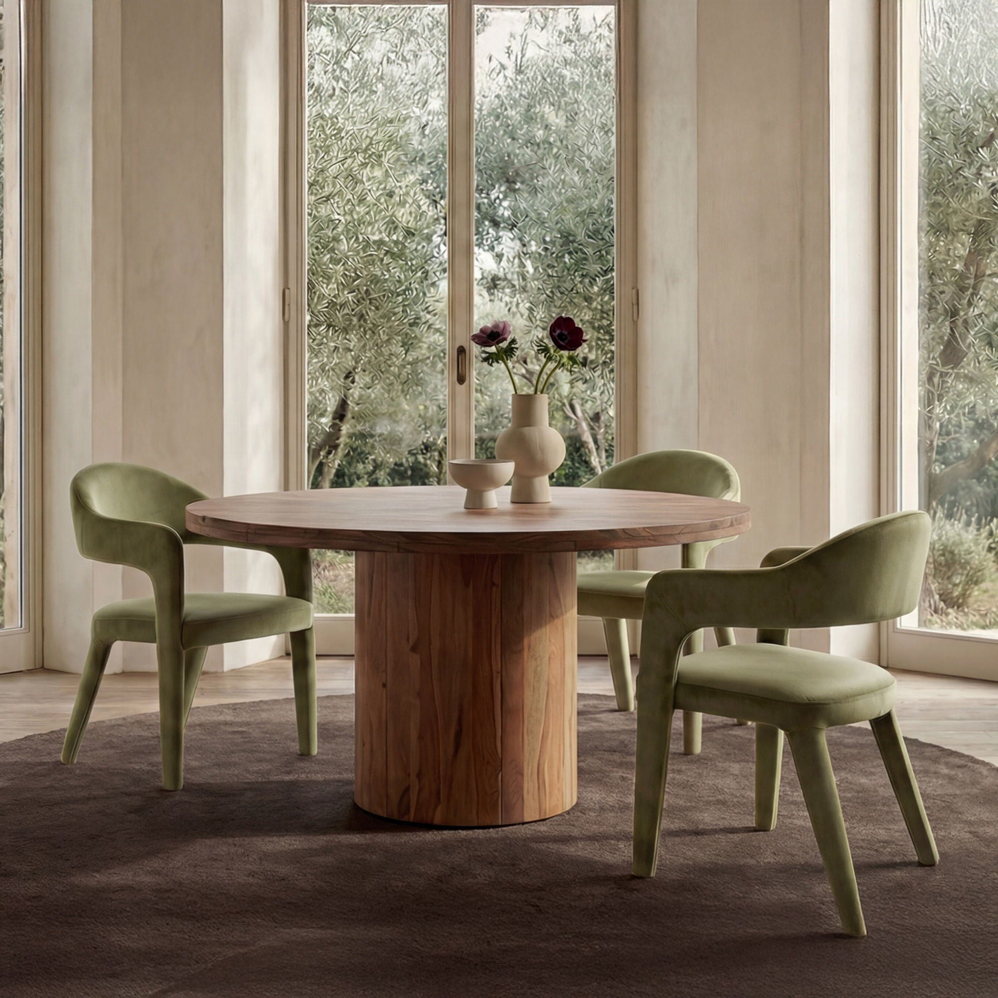 Taran - Dining Table - Brown - Image 1