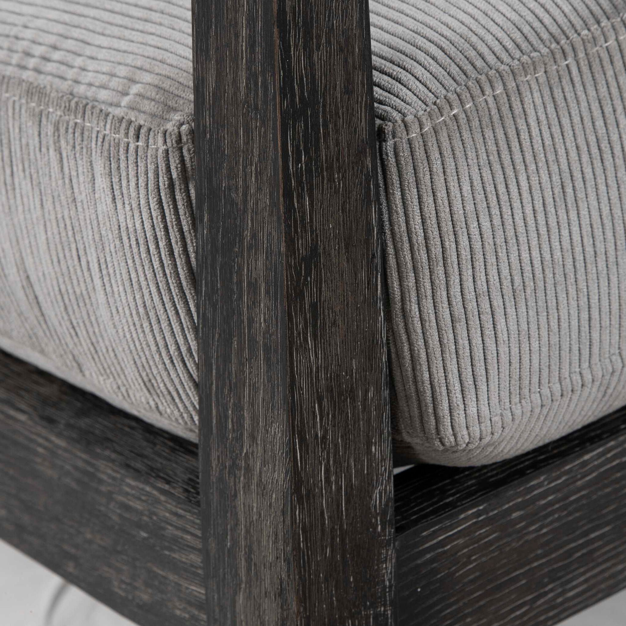 Brunei - Modern Accent Chair - Gray - Image 2