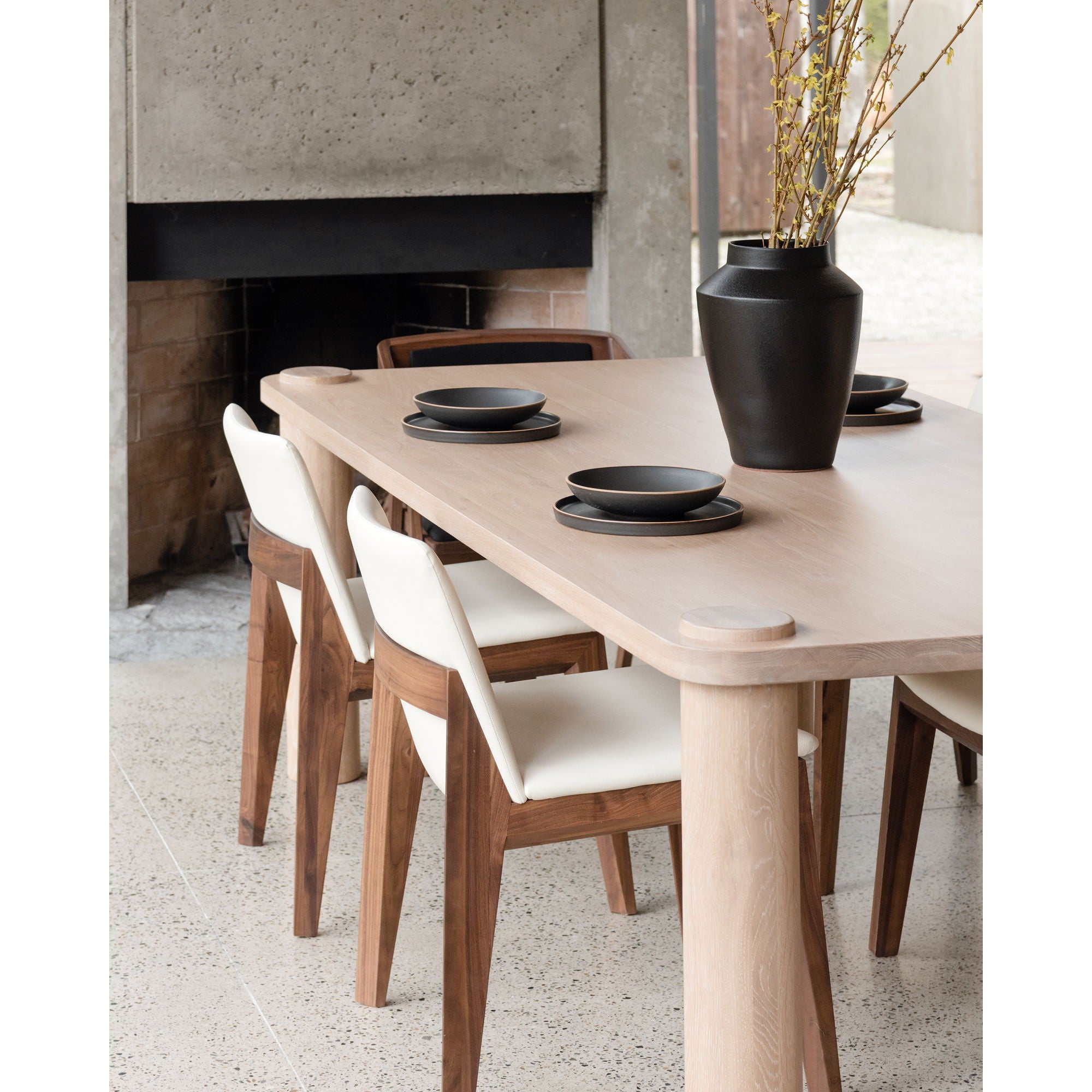 Deco - PVC Dining Chair (Set of 2) - Cream White - Image 3