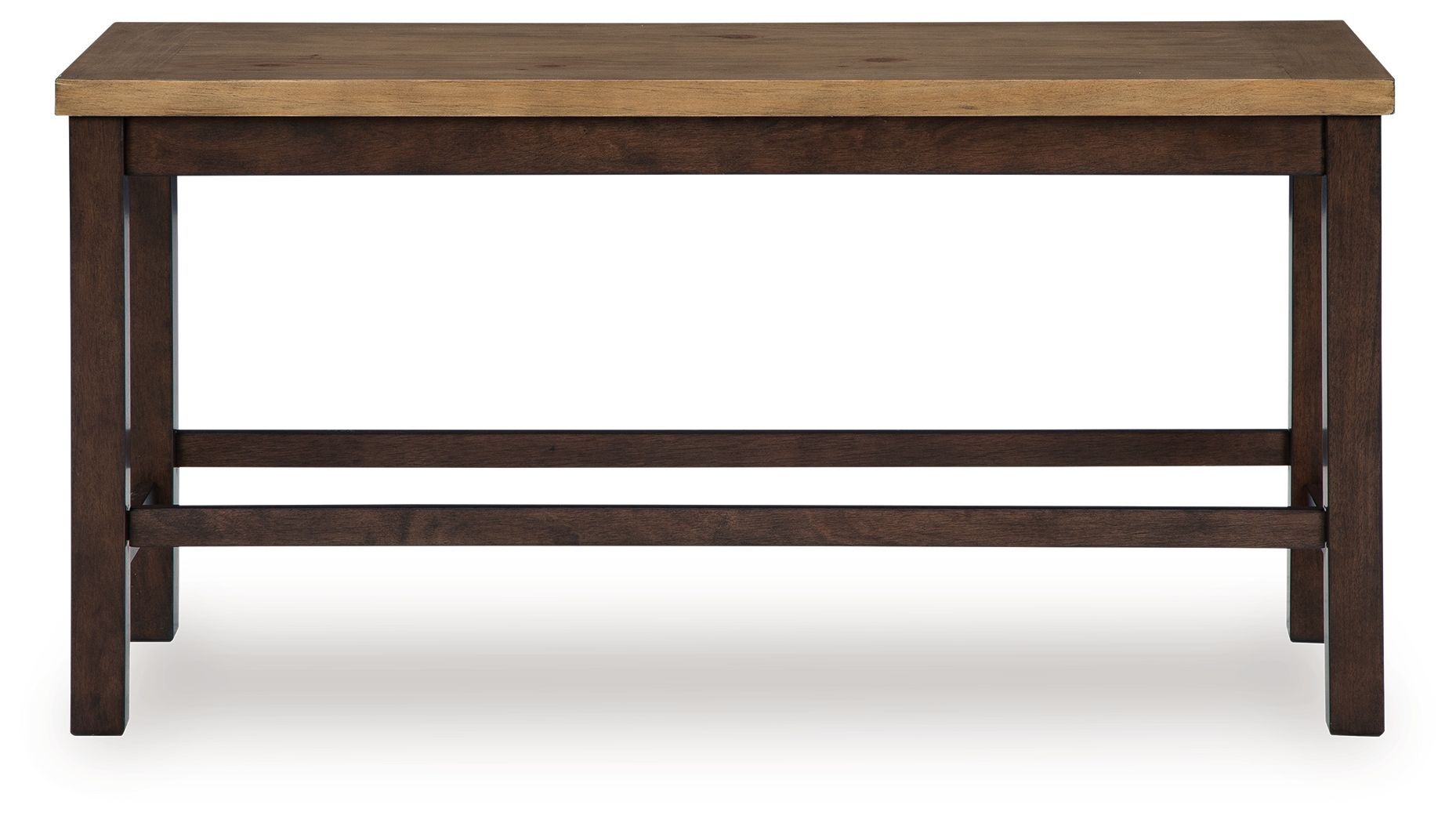 Rylandeen - Double Counter Height Bench - Light Brown / Dark Brown - Image 2