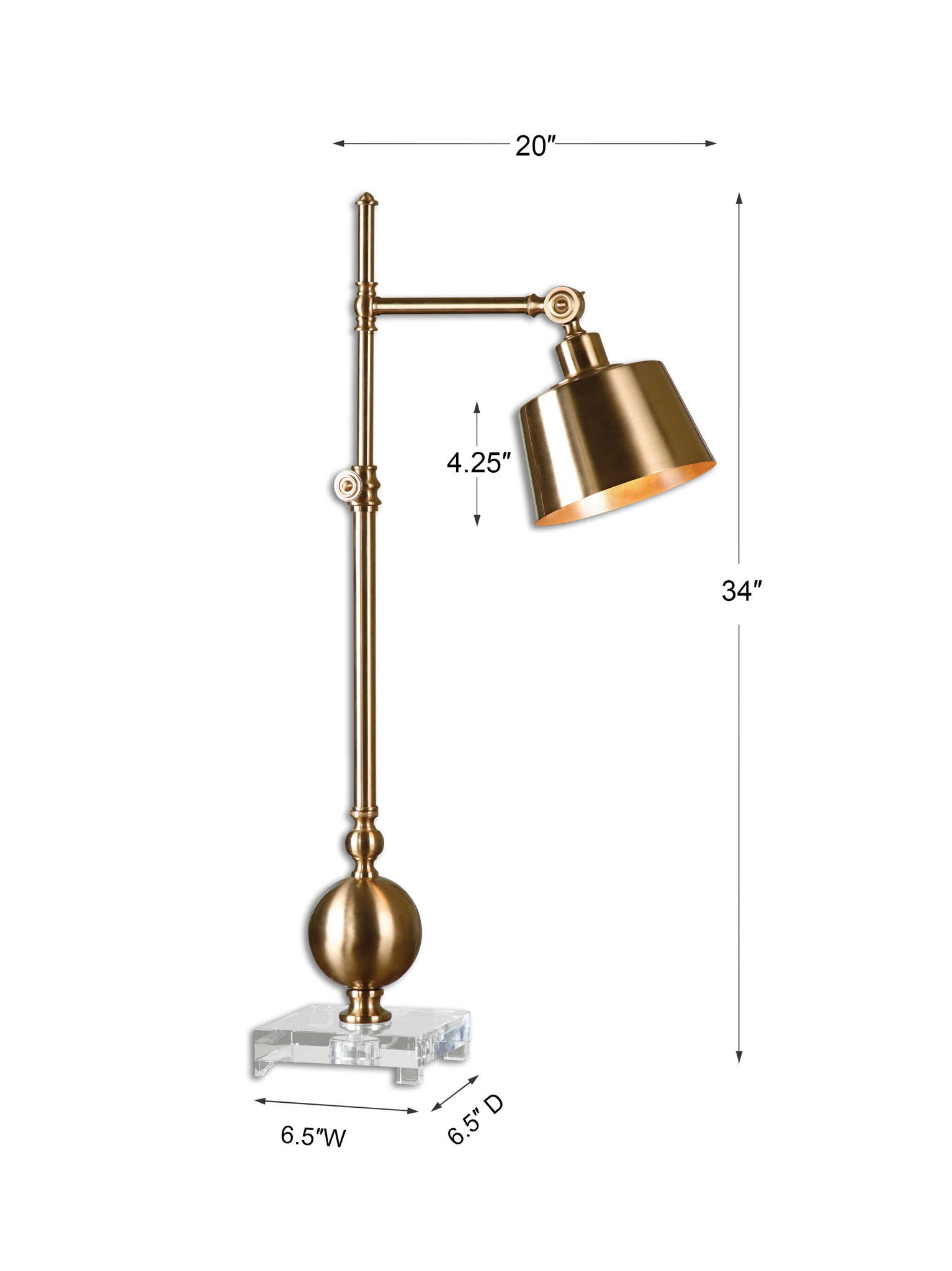 Laton - Task Lamp - Brushed Brass - Image 2