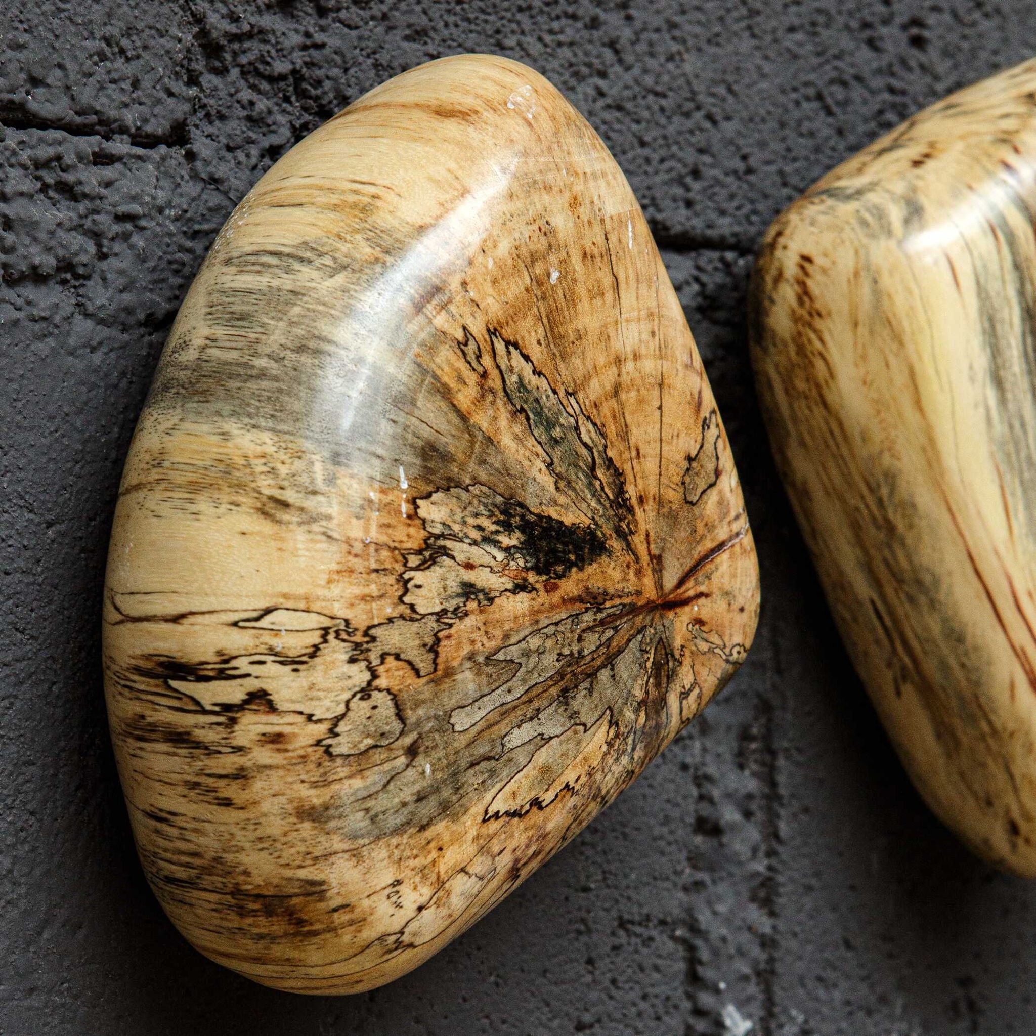 Pebbles - Blonde Wood Wall Décor (Set of 9) - Light Brown - Image 2