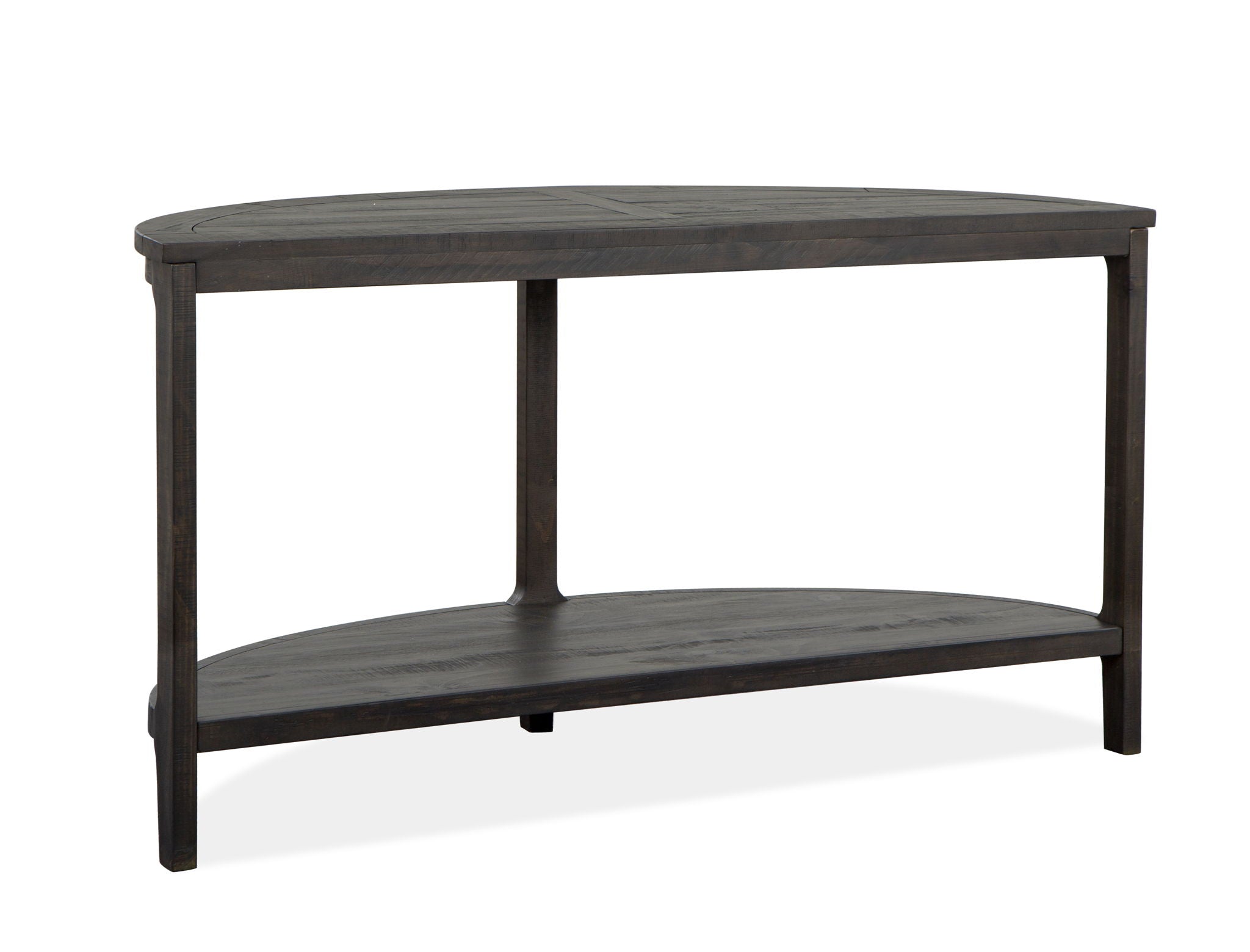 Boswell - Demilune Sofa Table - Peppercorn - Image 2