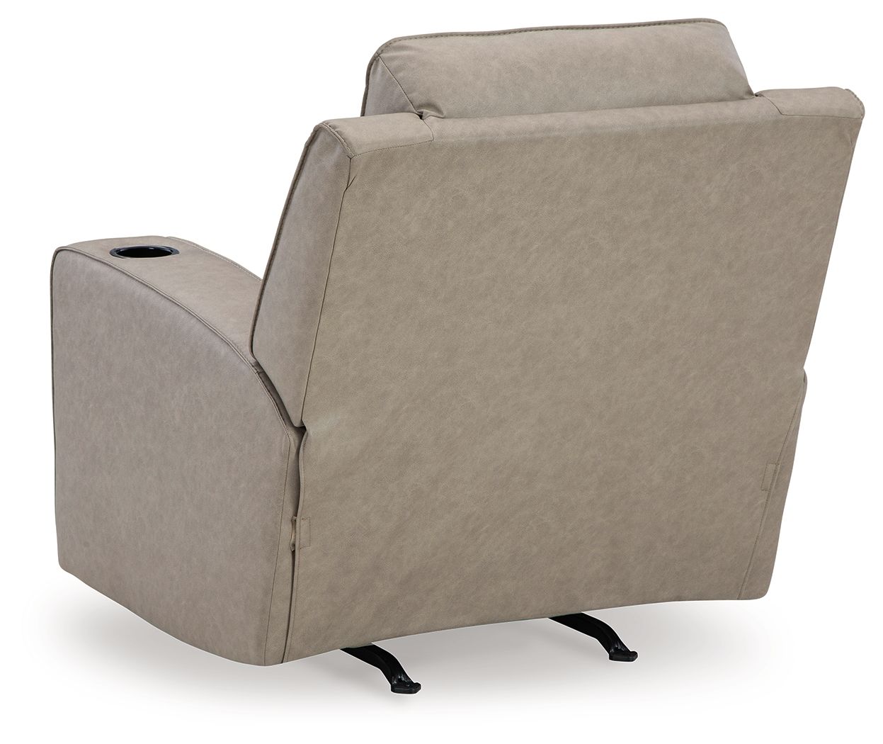Lavenhorne - Rocker Recliner - Faux Leather - Pebble - Image 2
