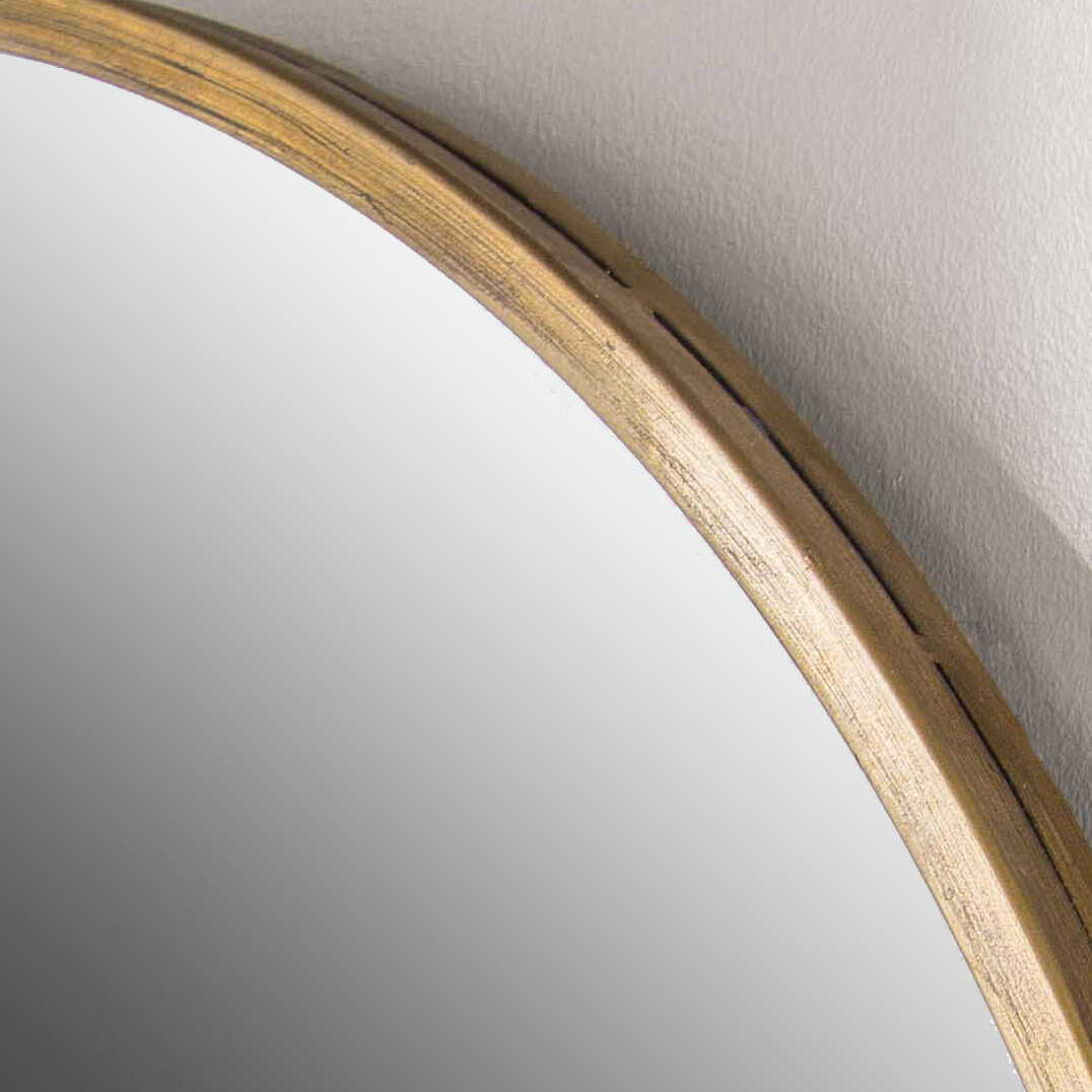 Herleva - Oval Mirror - Gold - Image 2