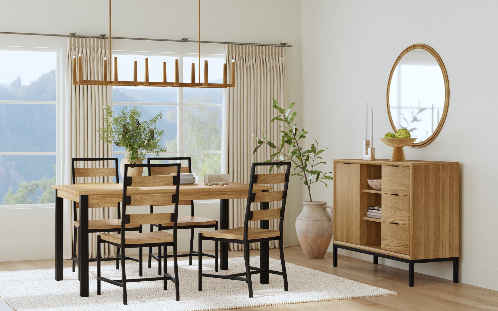Newport - Dining Table - Natural Oak - Image 2