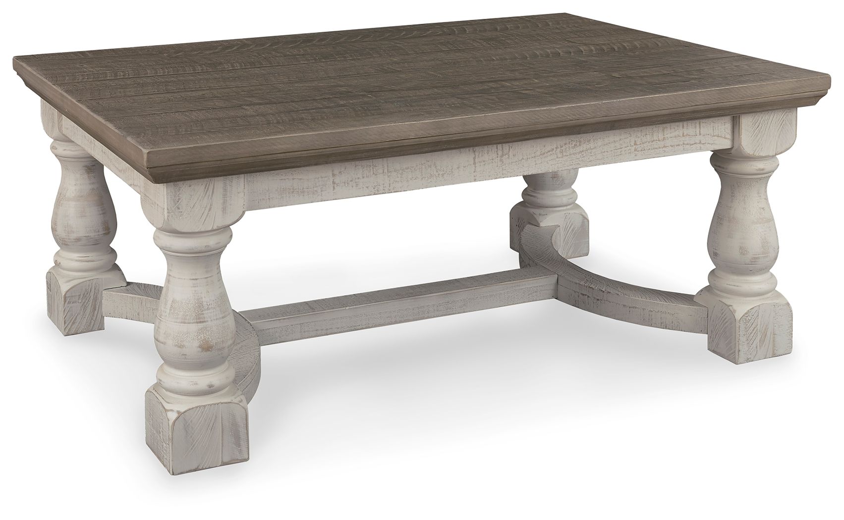 Havalance - Rectangular Cocktail Table - Gray / White - Image 1