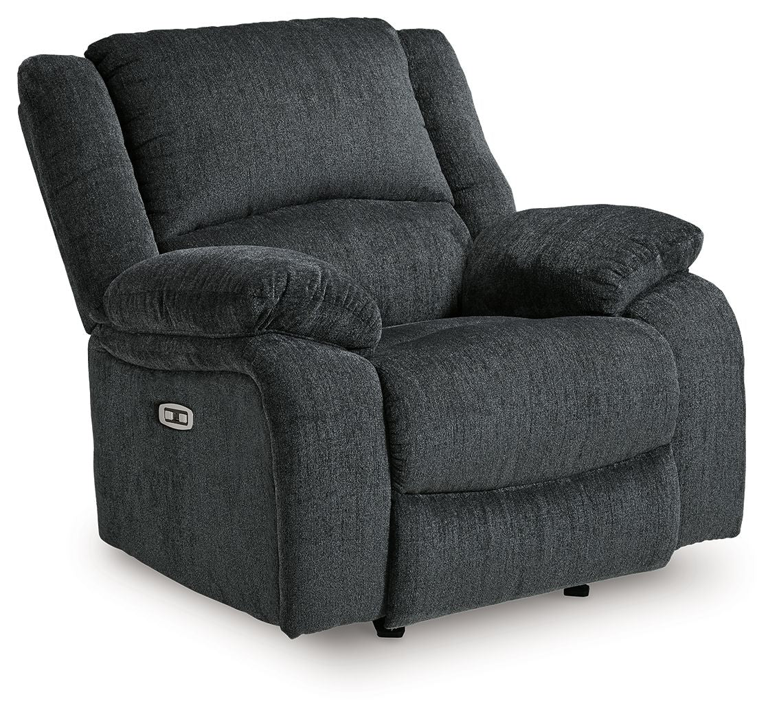 Draycoll – Power Rocker Recliner – Fabric – Slate