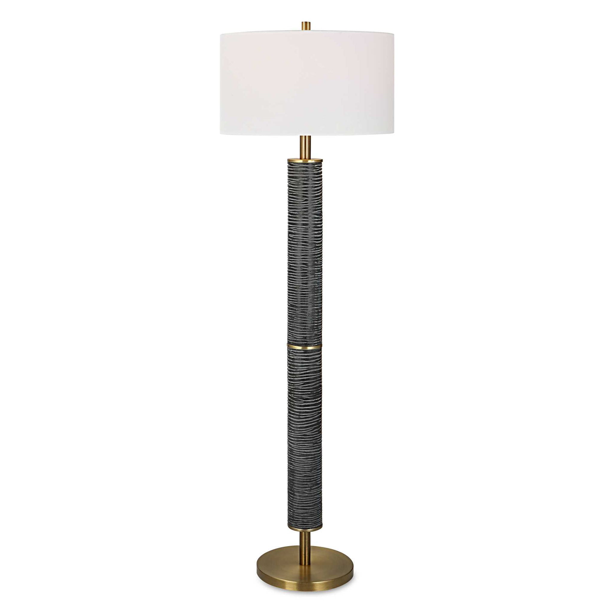 Summit - Rustic Floor Lamp - Black - Image 1