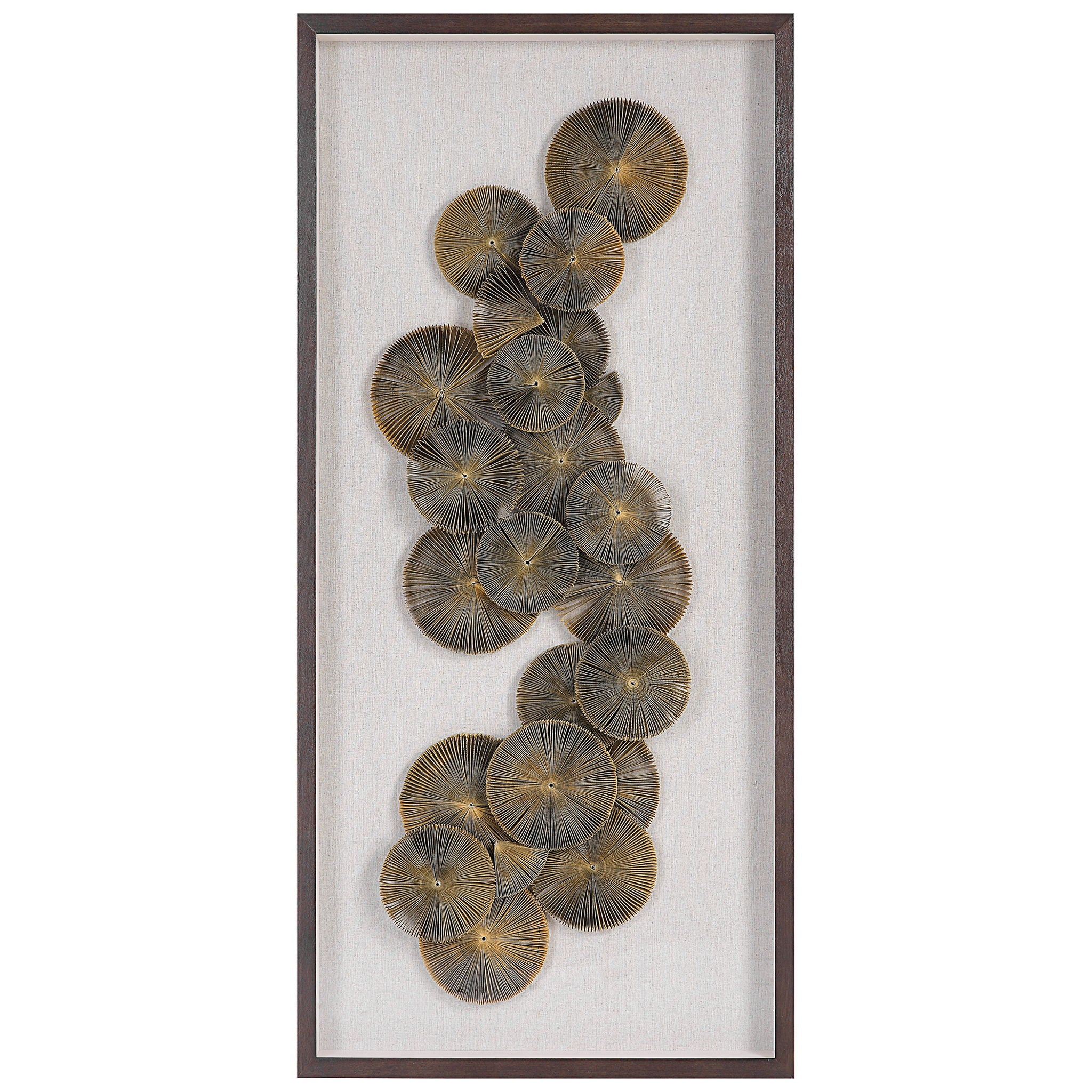 The Times – Shadow Box Wall Art – Light Brown
