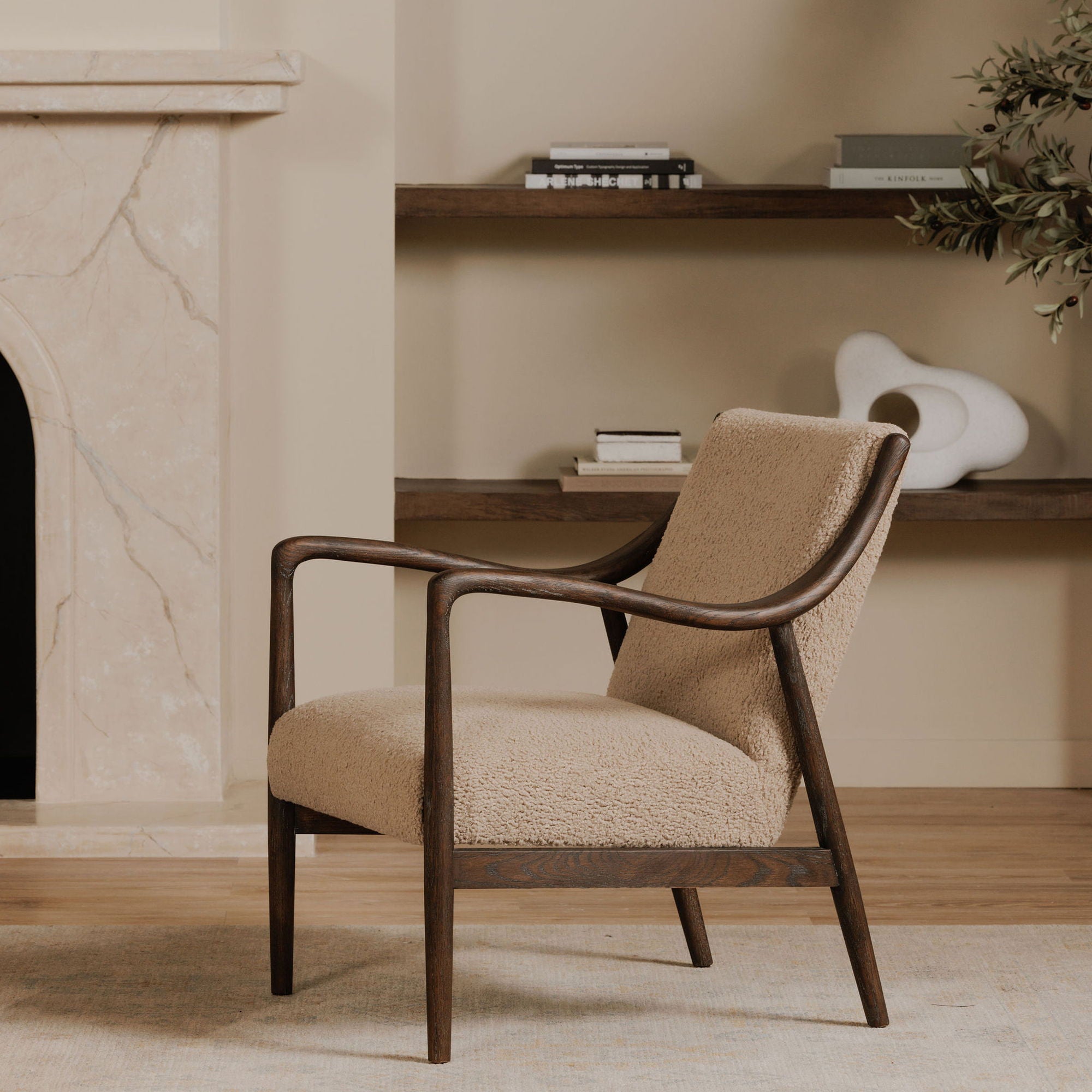 Yates - Accent Chair - Beige - Image 2