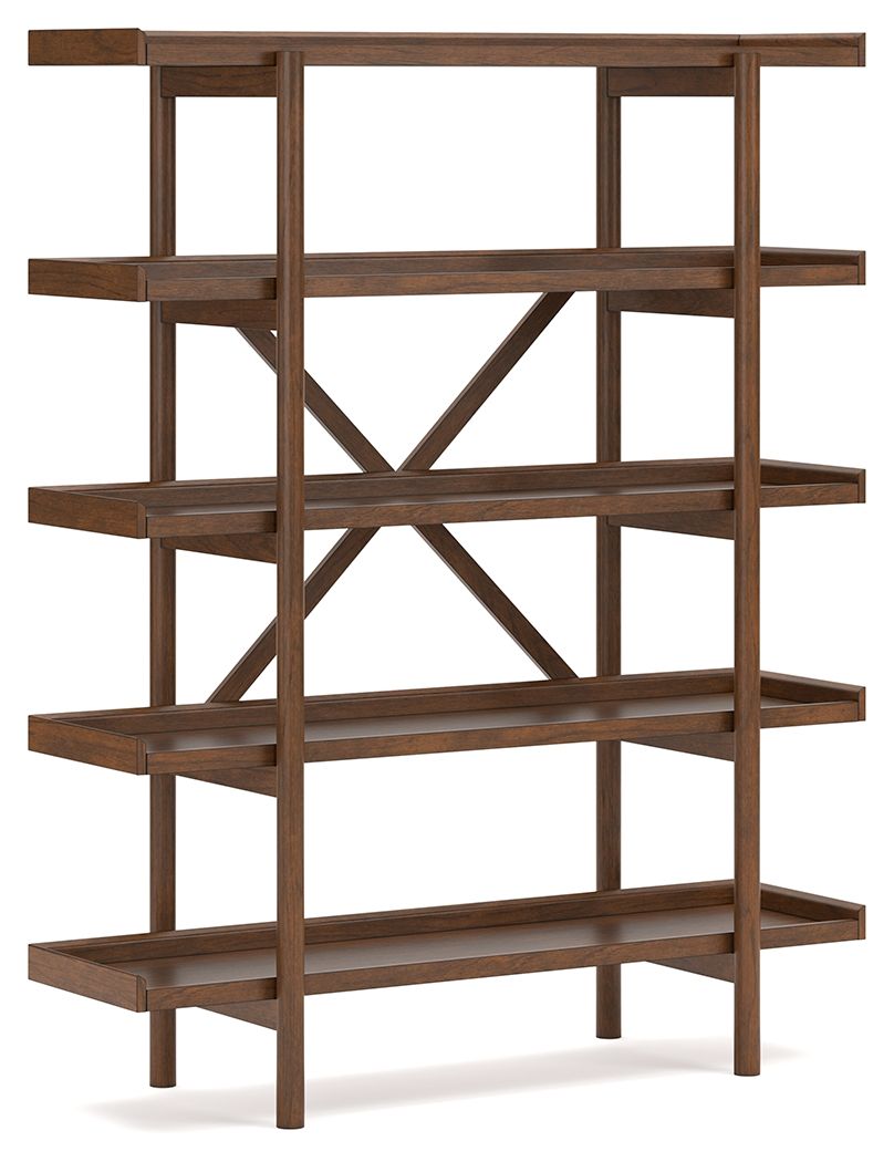 Lyncott - Bookcase - Brown - Image 2