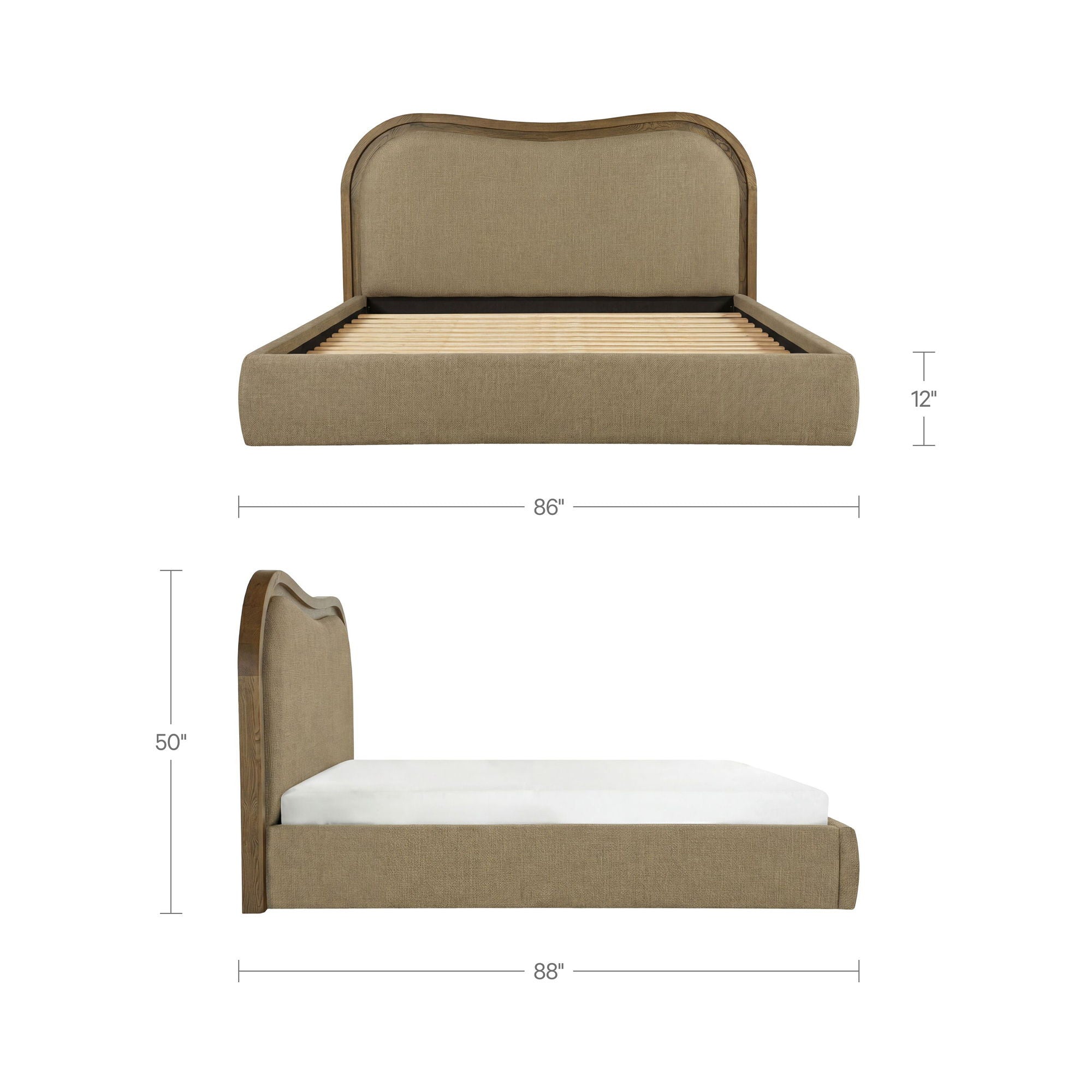 Camilla - King Bed - Green - Image 2
