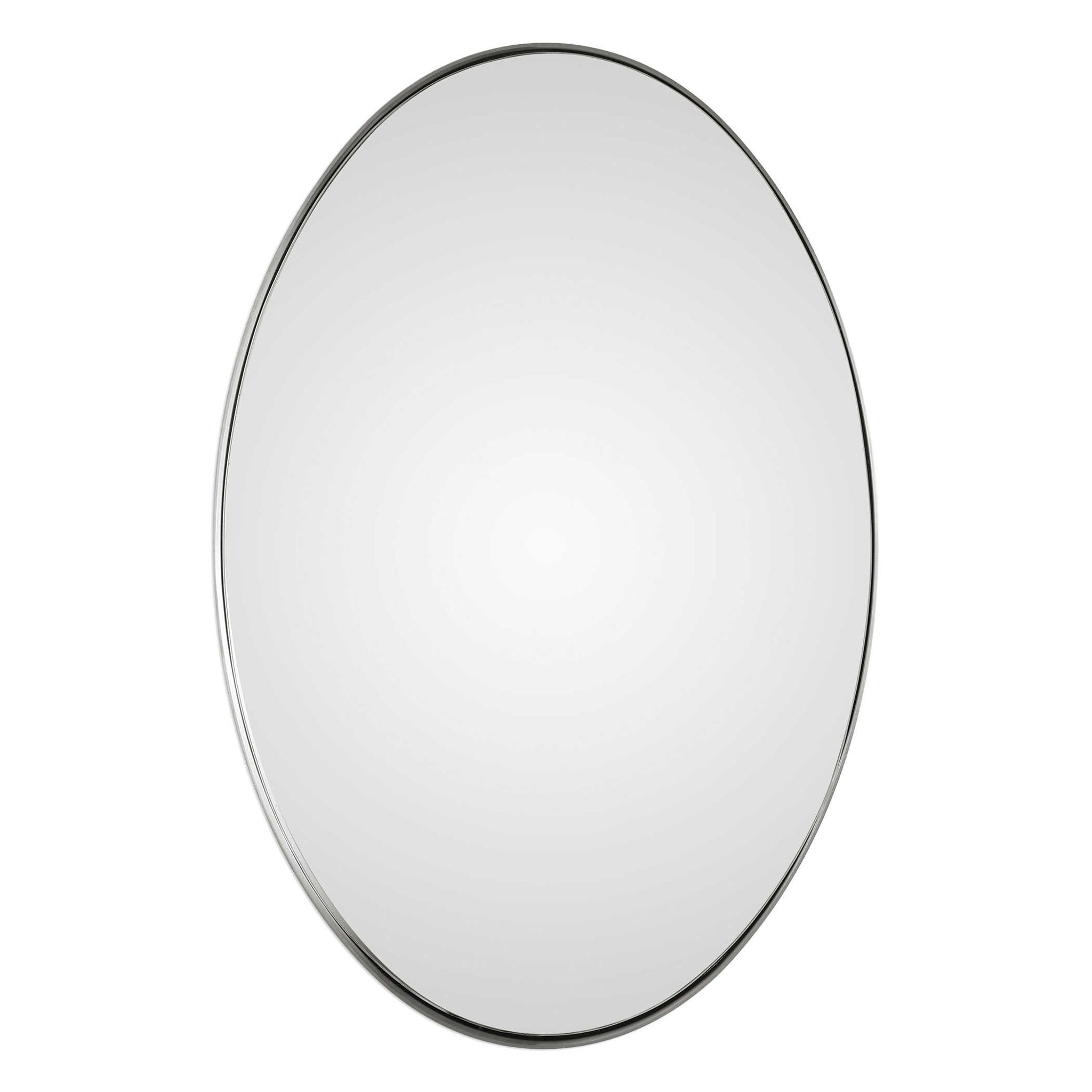 Pursley – Oval Mirror – Brushed Nickel