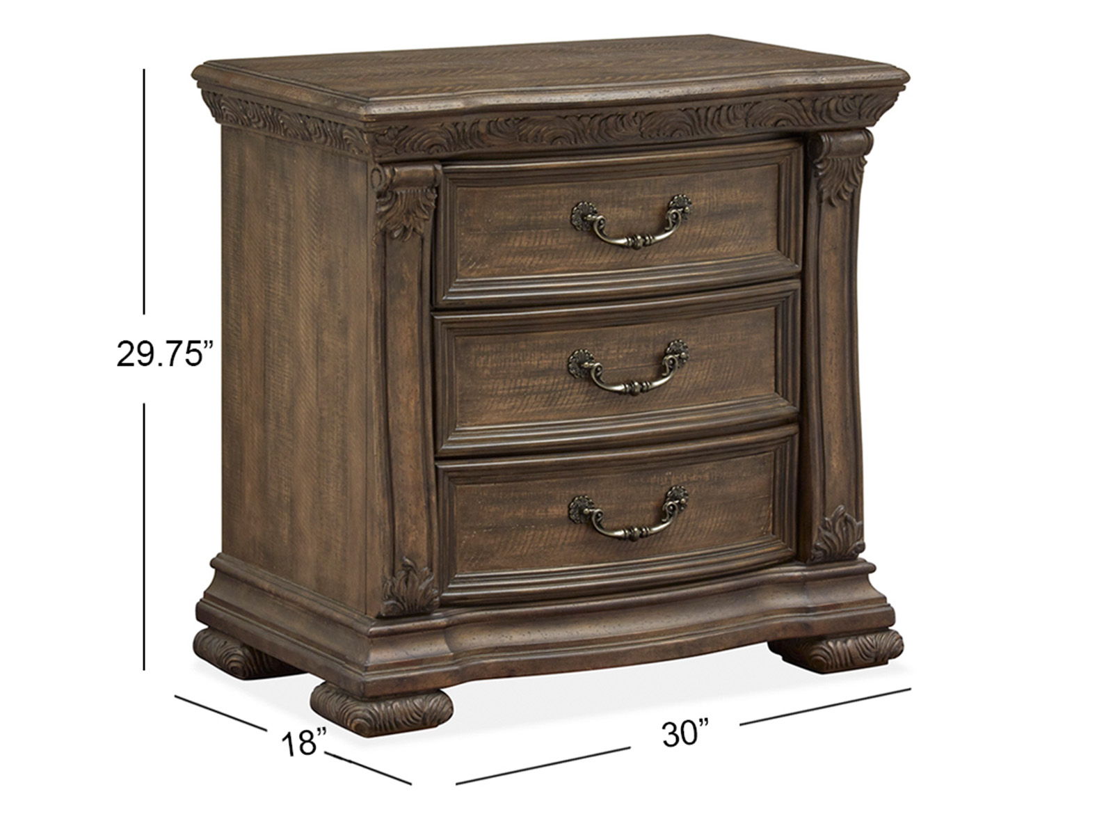 Durango - Drawer Nightstand - Willadeene Brown - Image 2