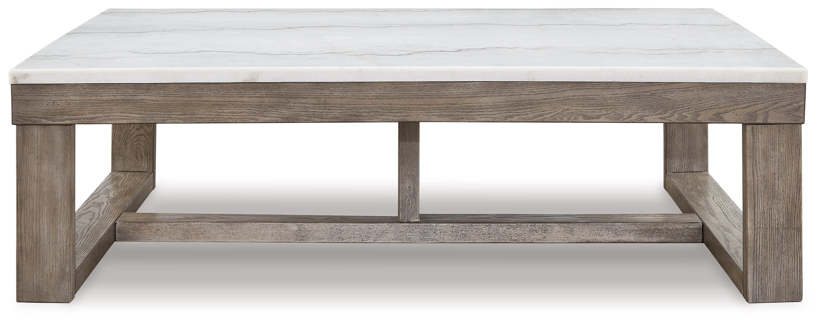 Loyaska - Rectangular Cocktail Table - Brown / Ivory - Image 2