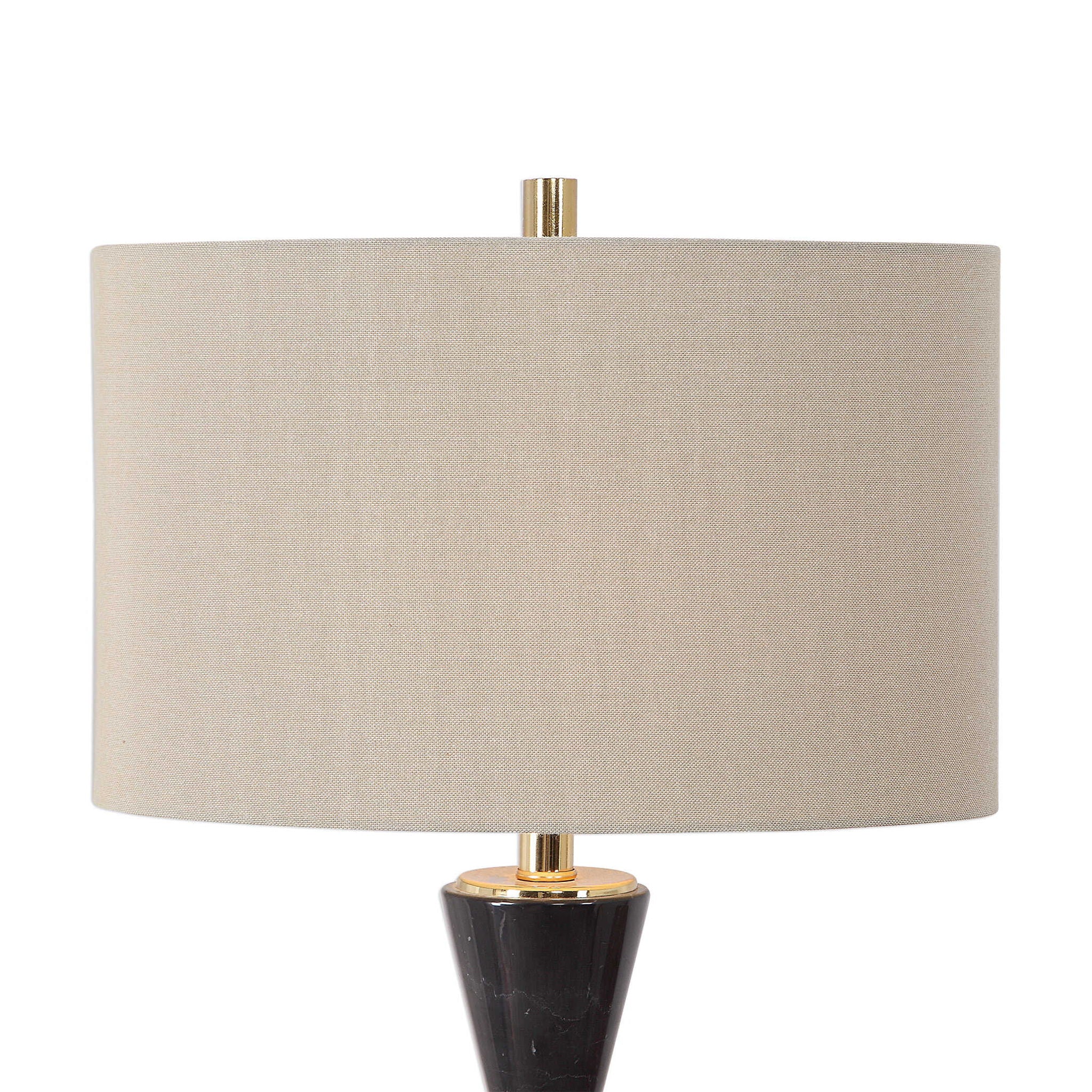 Alastair - Marble Table Lamp - Black - Image 3
