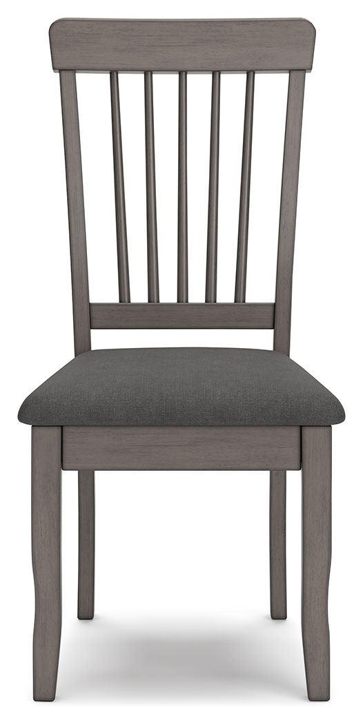 Shullden - Dining Room Side Chair (Set of 2) - Gray - Image 2