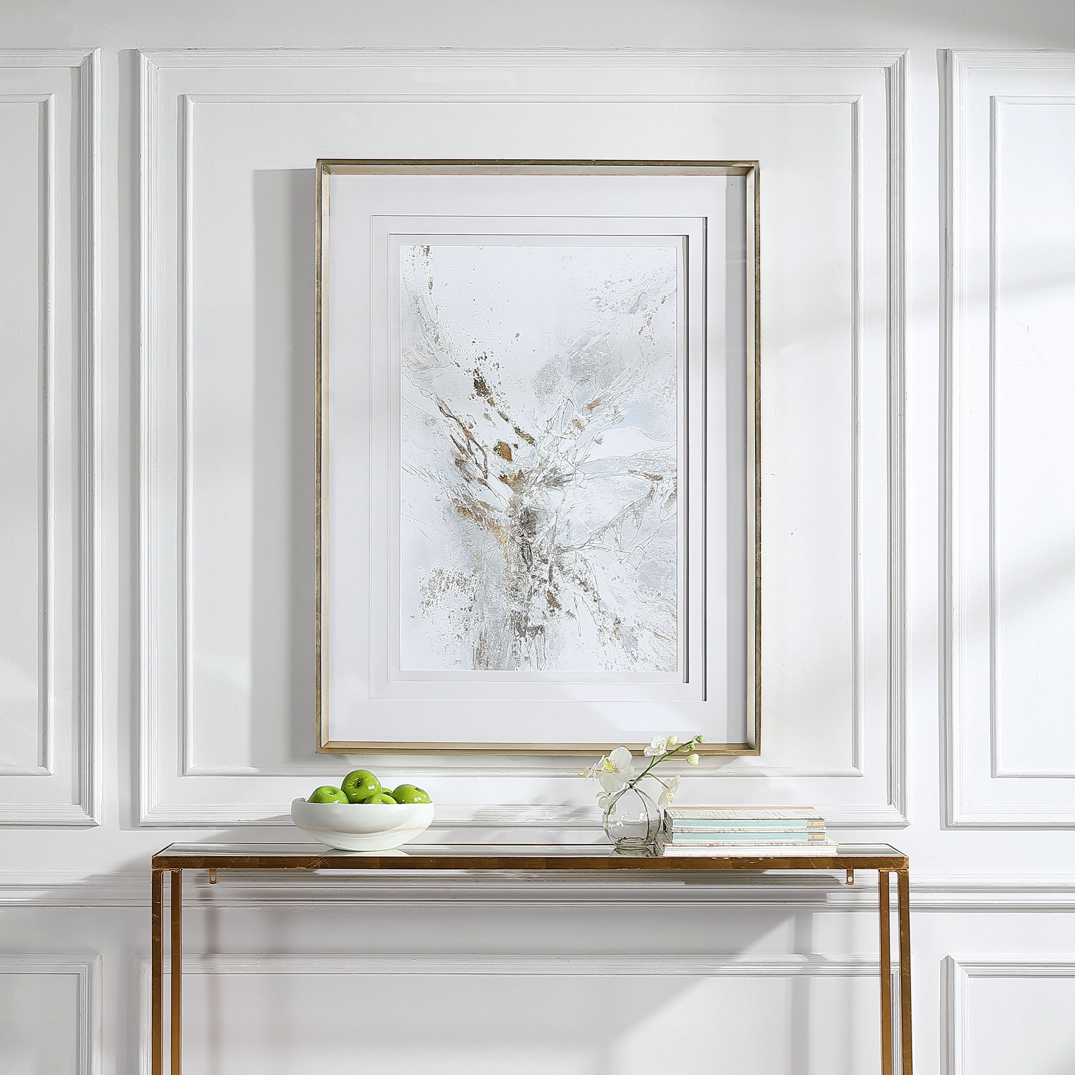 Pathos - Framed Abstract Print - Gold - Image 2