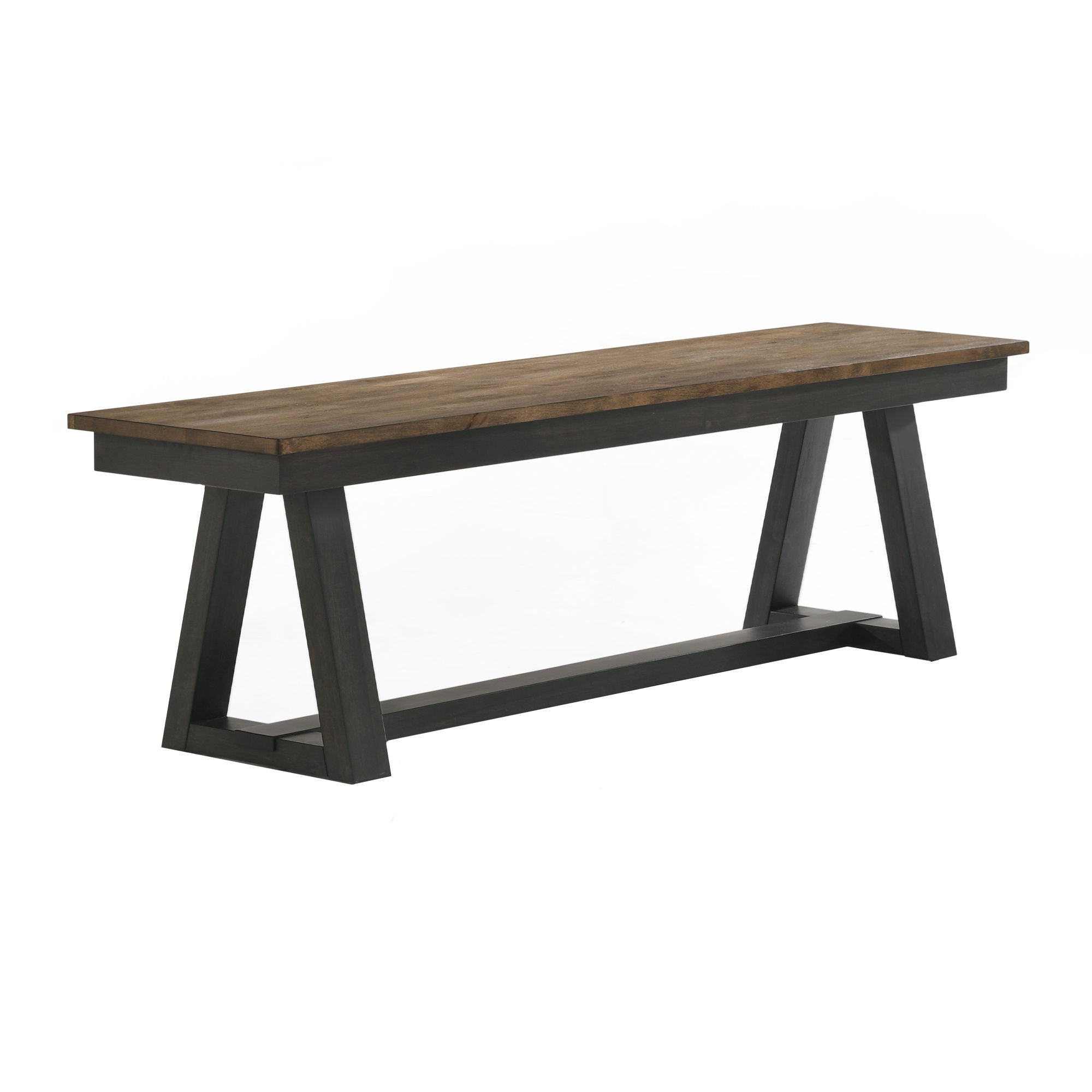 Harper – Dining Bench – Brushed Brown / Pecan