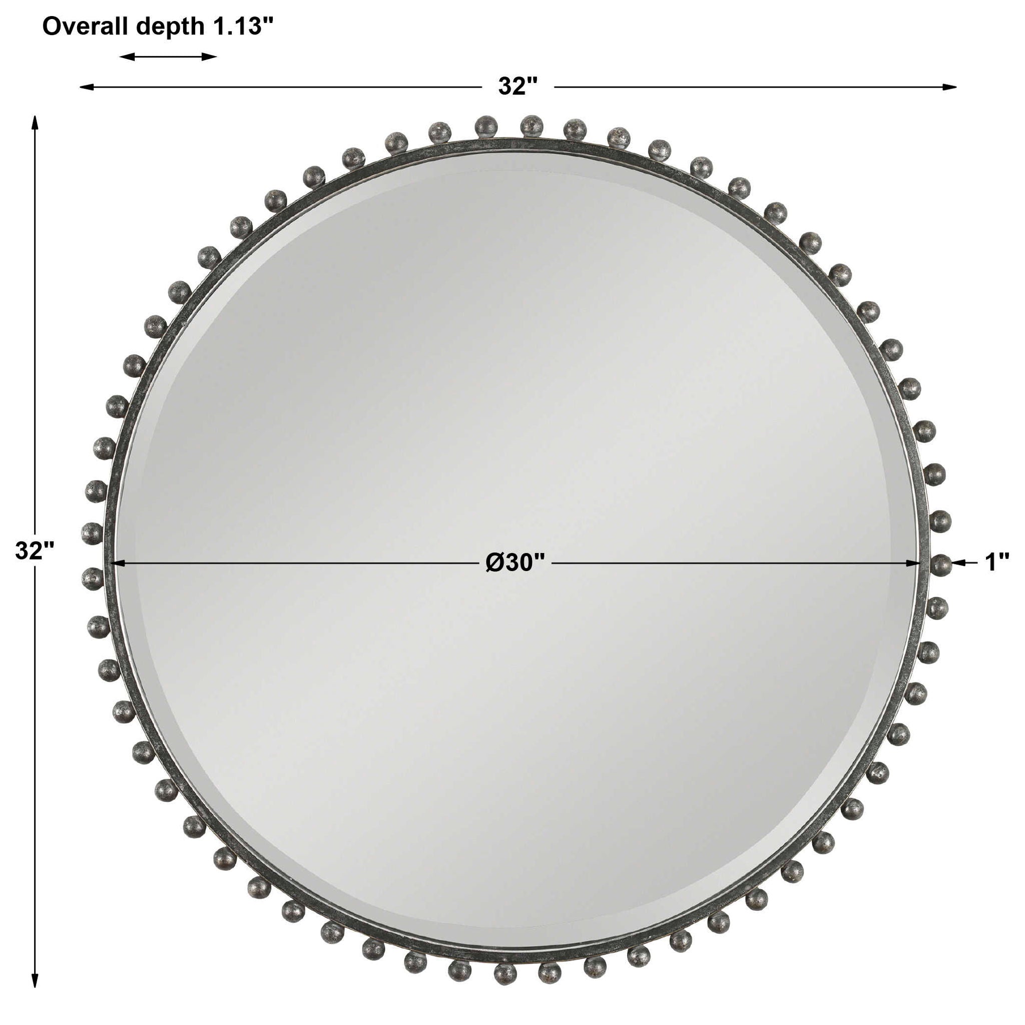 Taza - Round Iron Mirror - Image 3