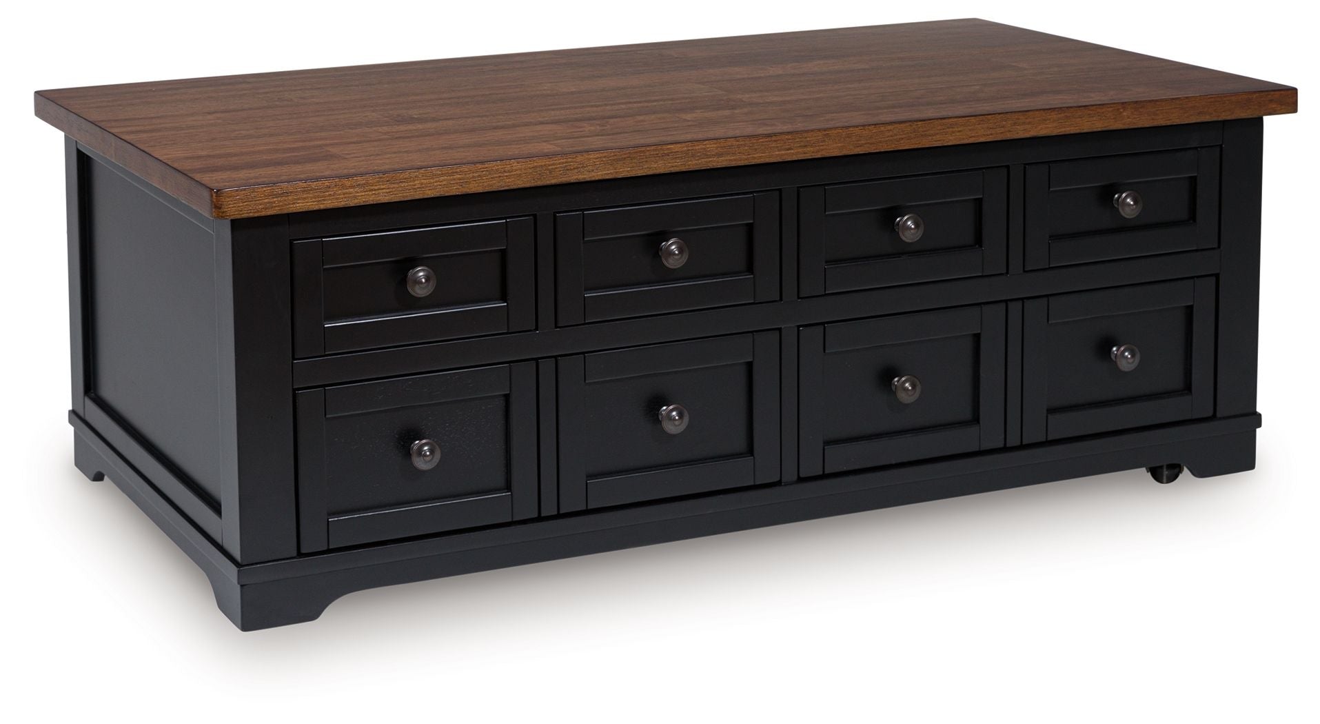 Wildenauer - Lift Top Cocktail Table - Brown / Black - Image 1