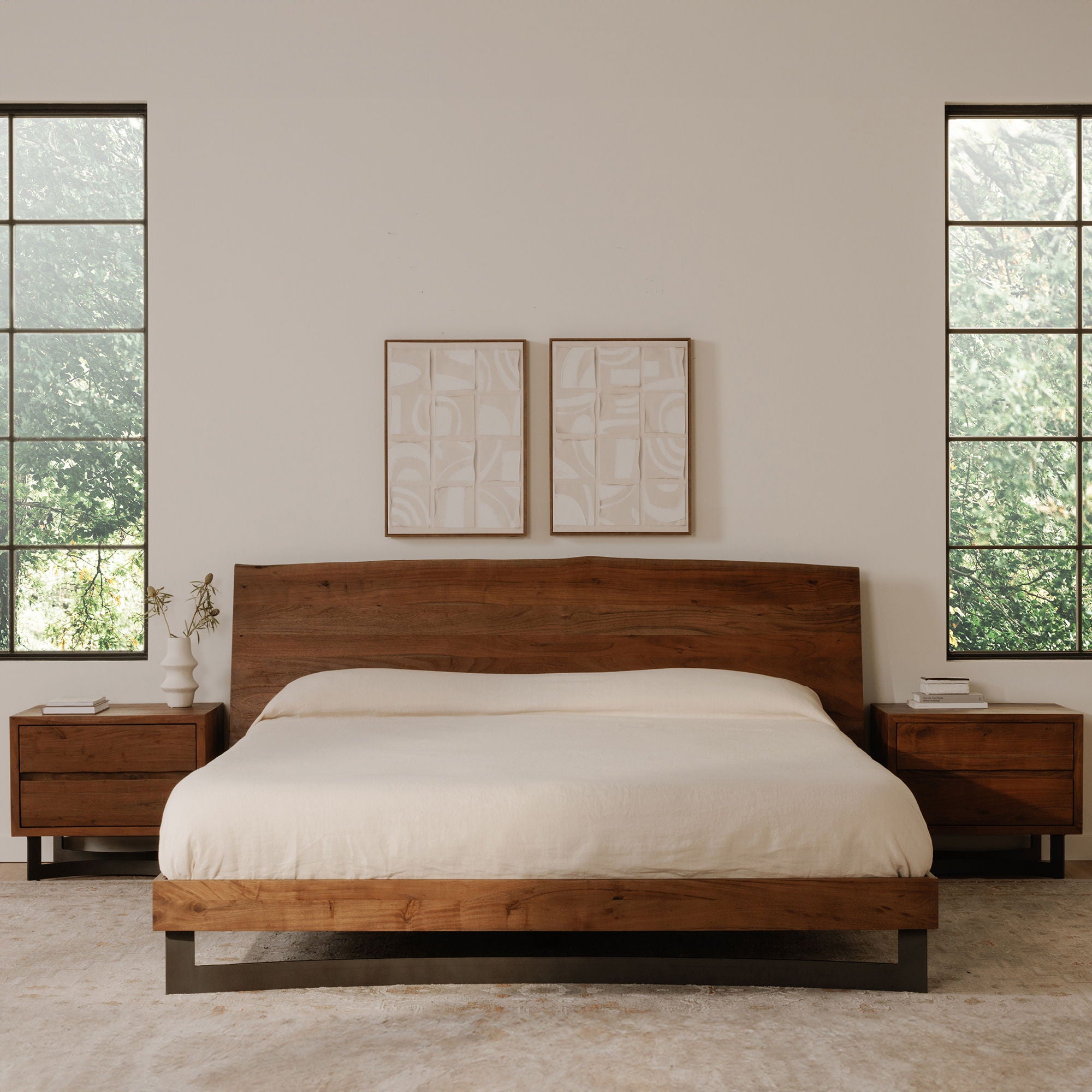 Bent - King Size Bed - Natural Stain - Image 2
