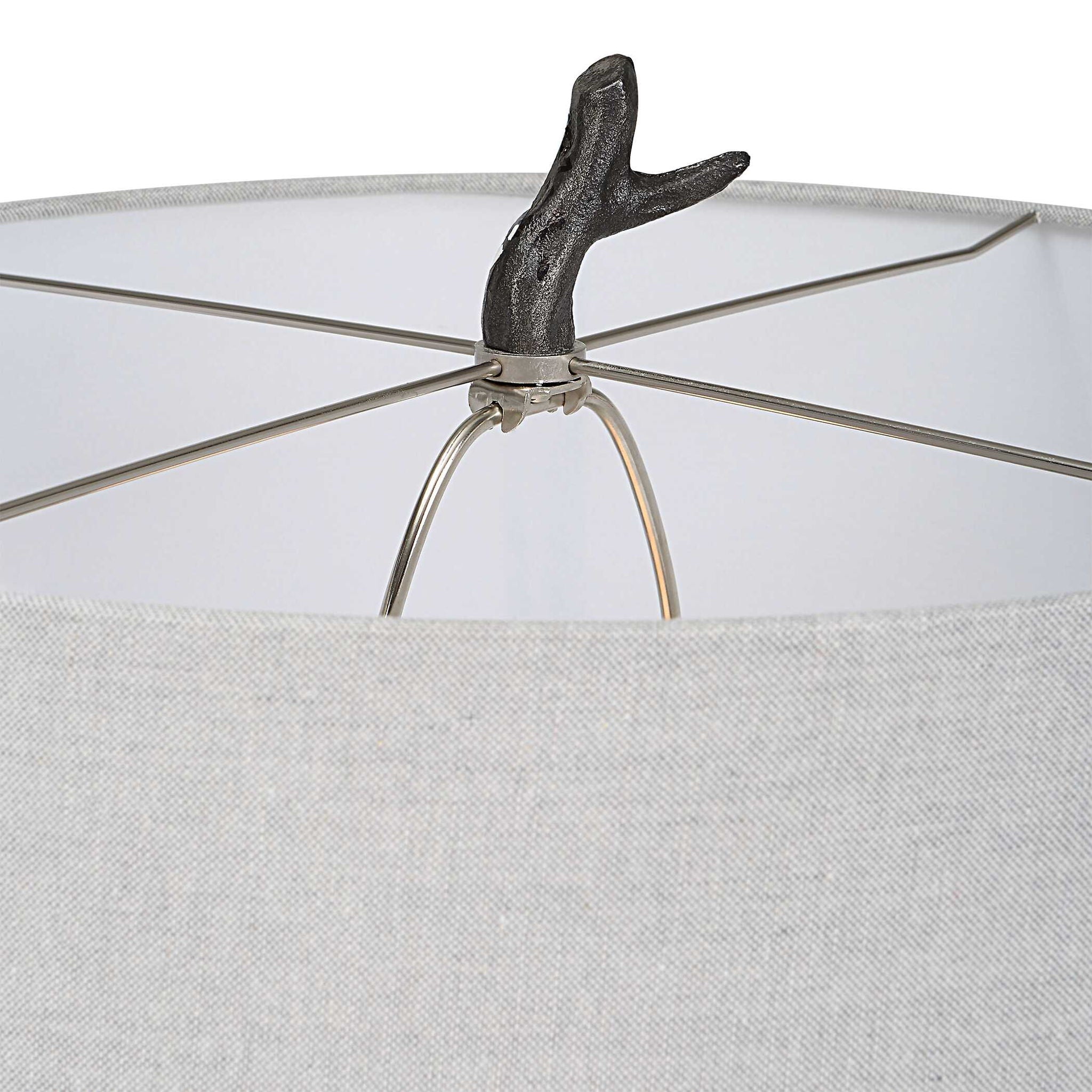 Spruce - Rustic Floor Lamp - Black - Image 3