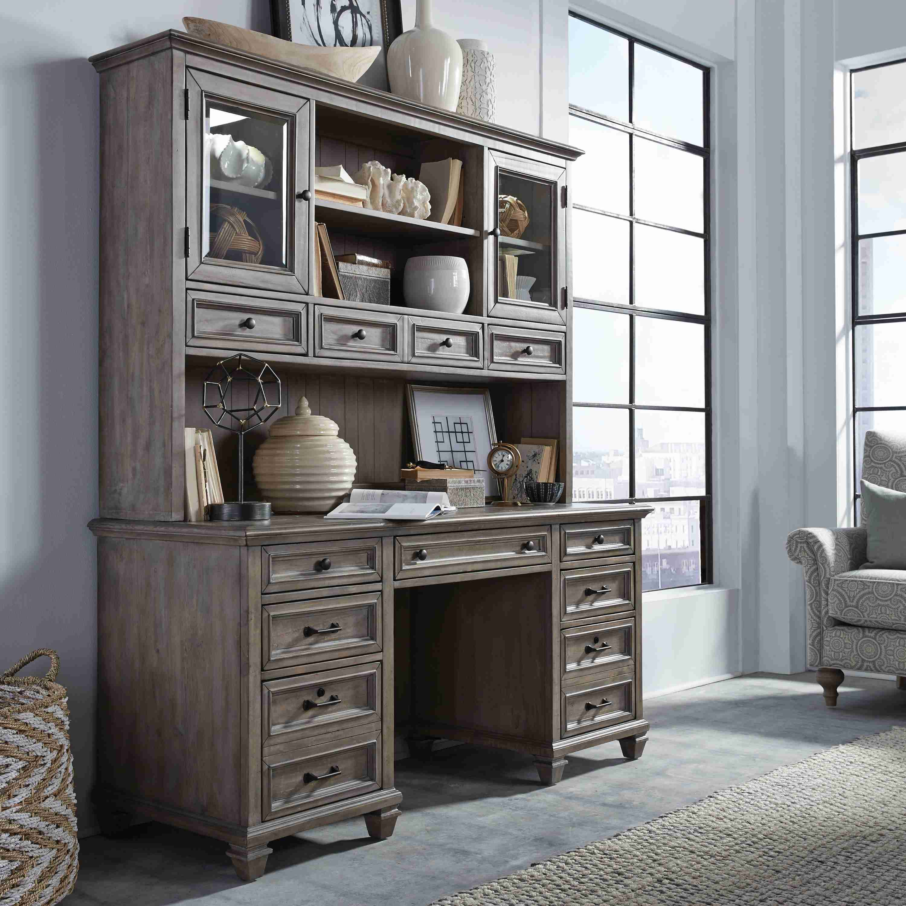 Lancaster - Hutch - Dove Tail Gray - Image 2