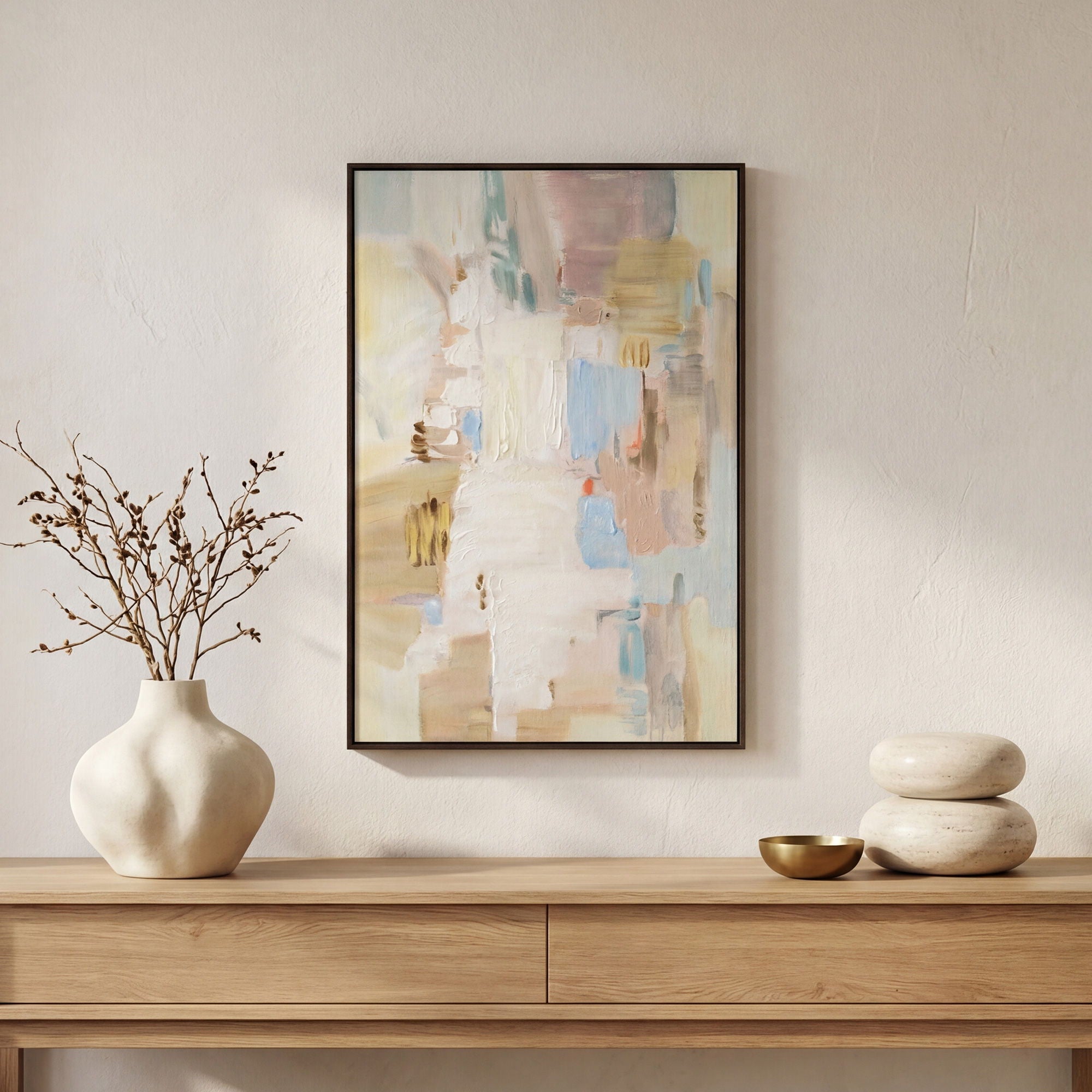 Lumen - Framed Painting - Multicolor - Image 2