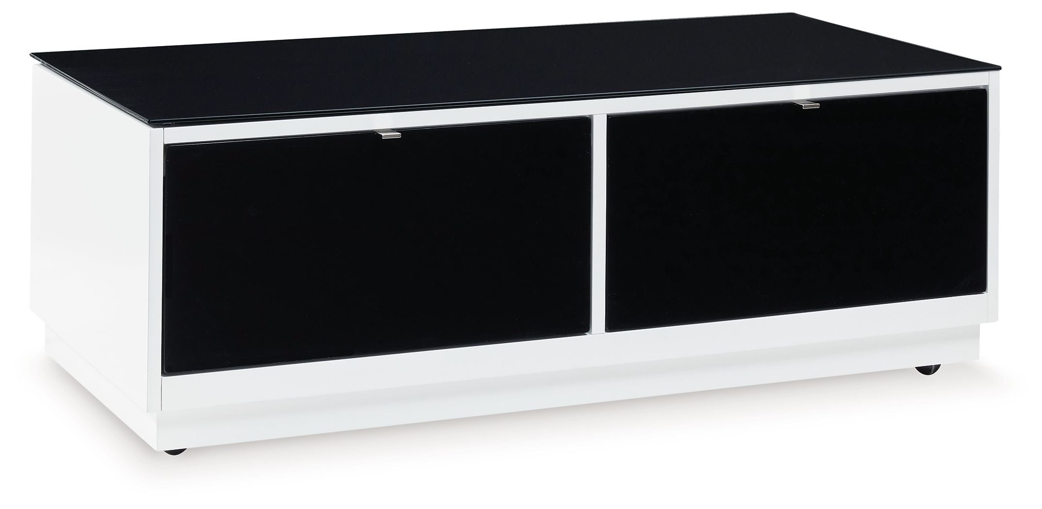 Gardoni - Rectangular Cocktail Table - White / Black - Image 1