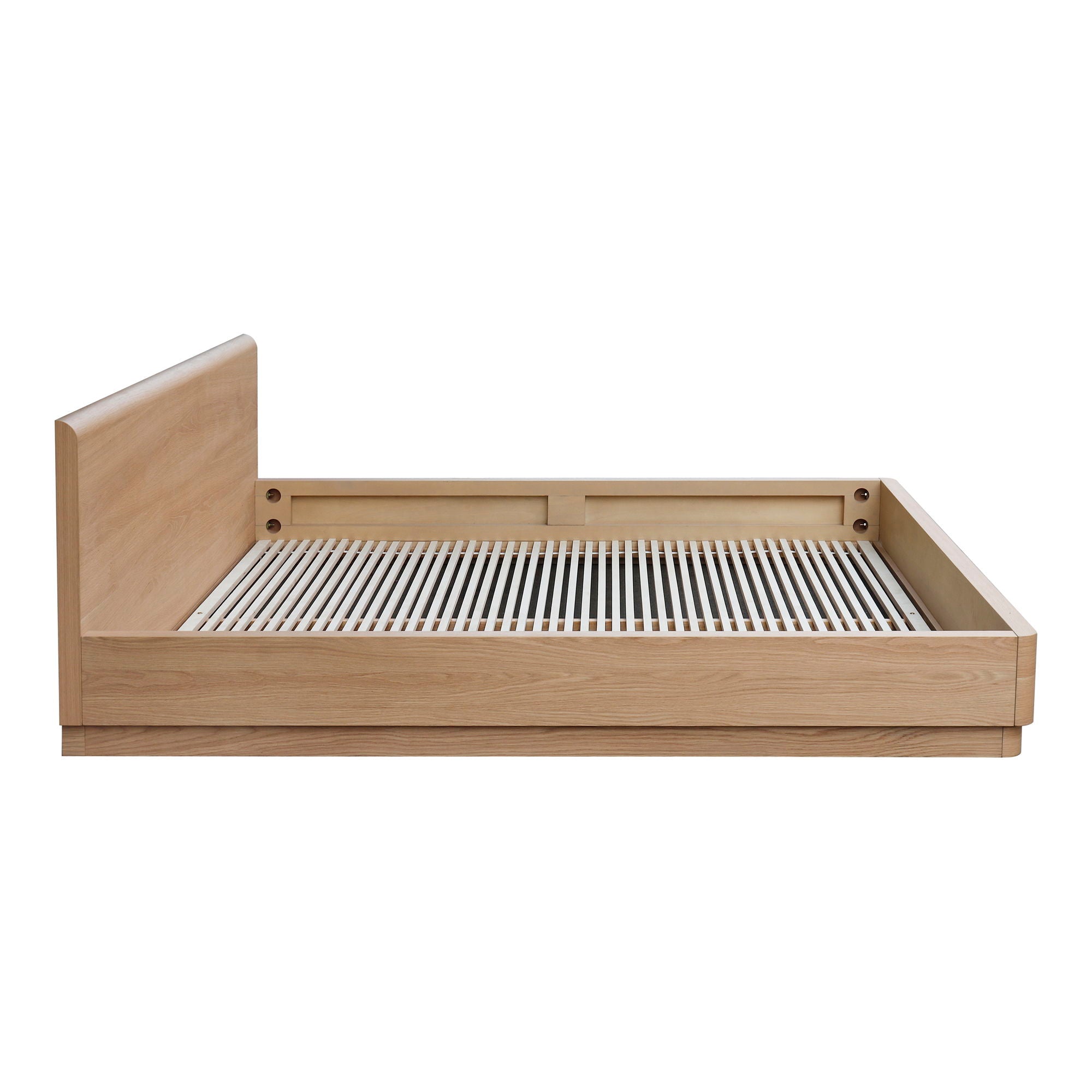 Round Off - King Bed - Natural Oak - Image 3