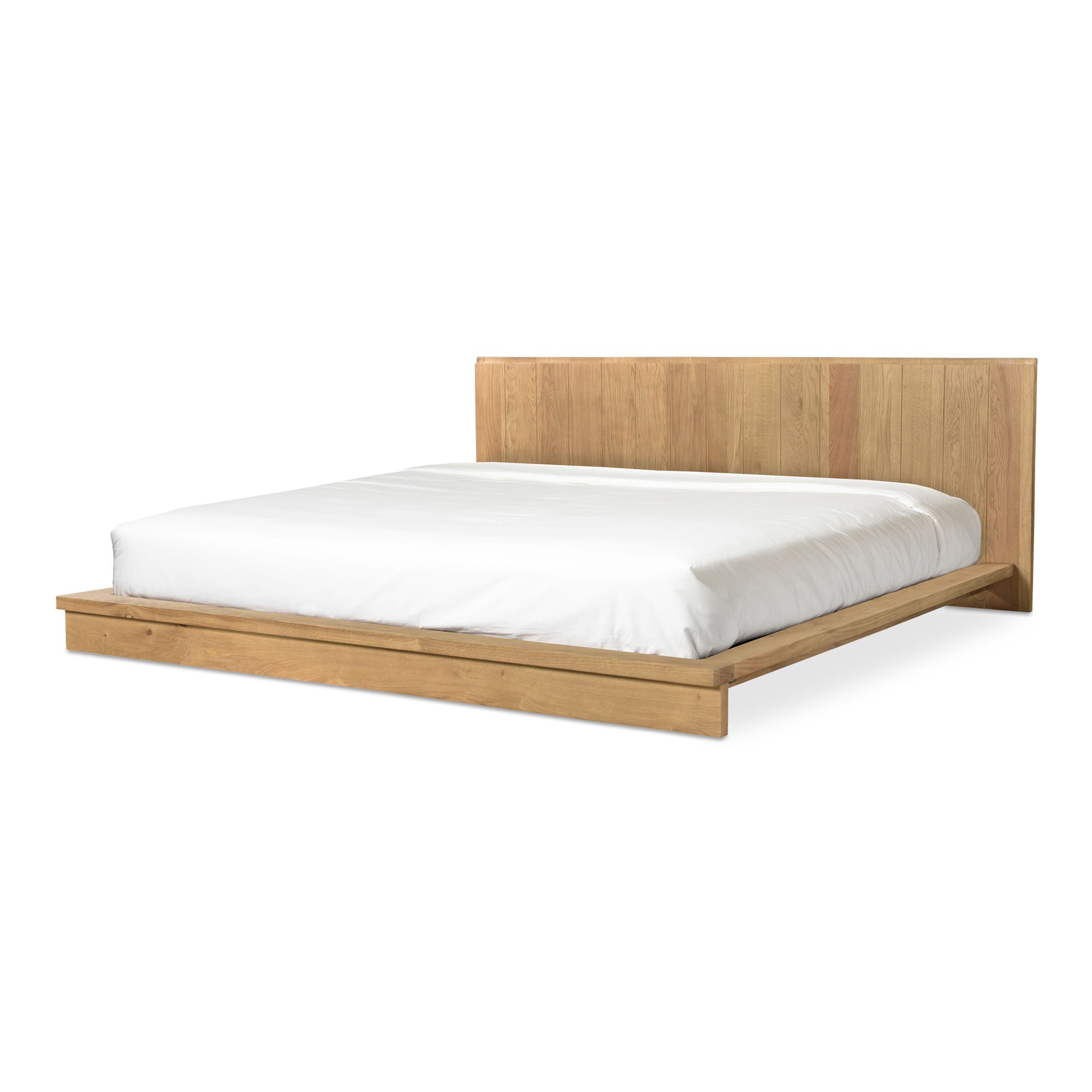 Plank - Queen Bed - Natural Oak - Image 2