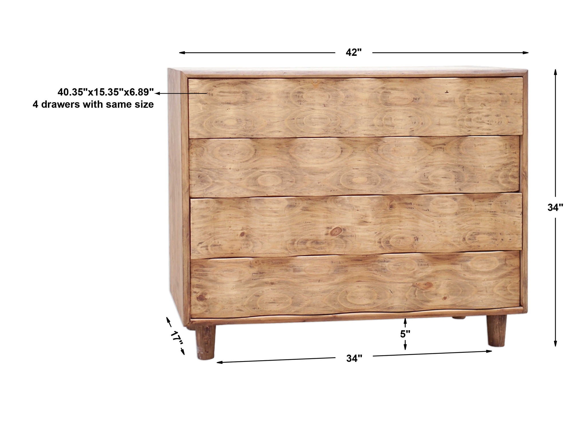 Crawford - Light Oak Accent Chest - Light Brown - Image 2