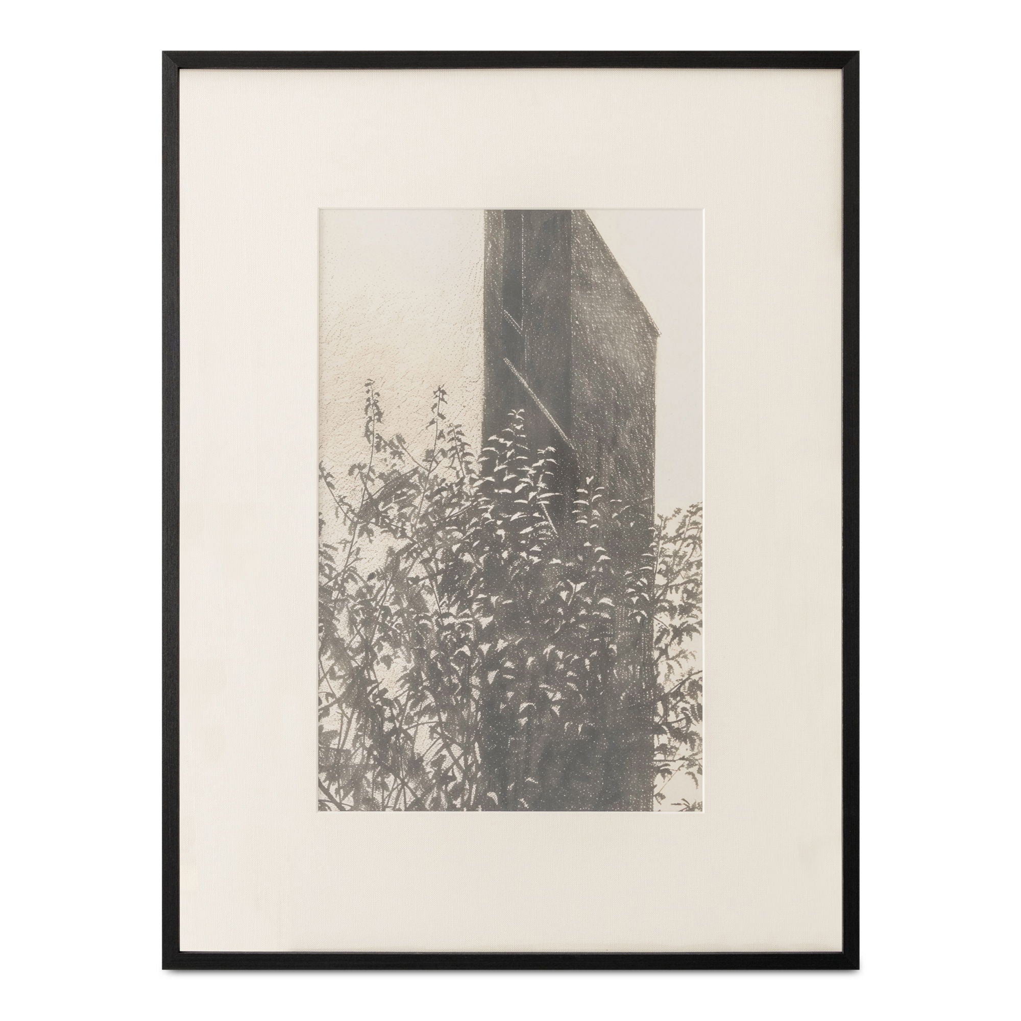 Retreat – Framed Paper Print – Gray