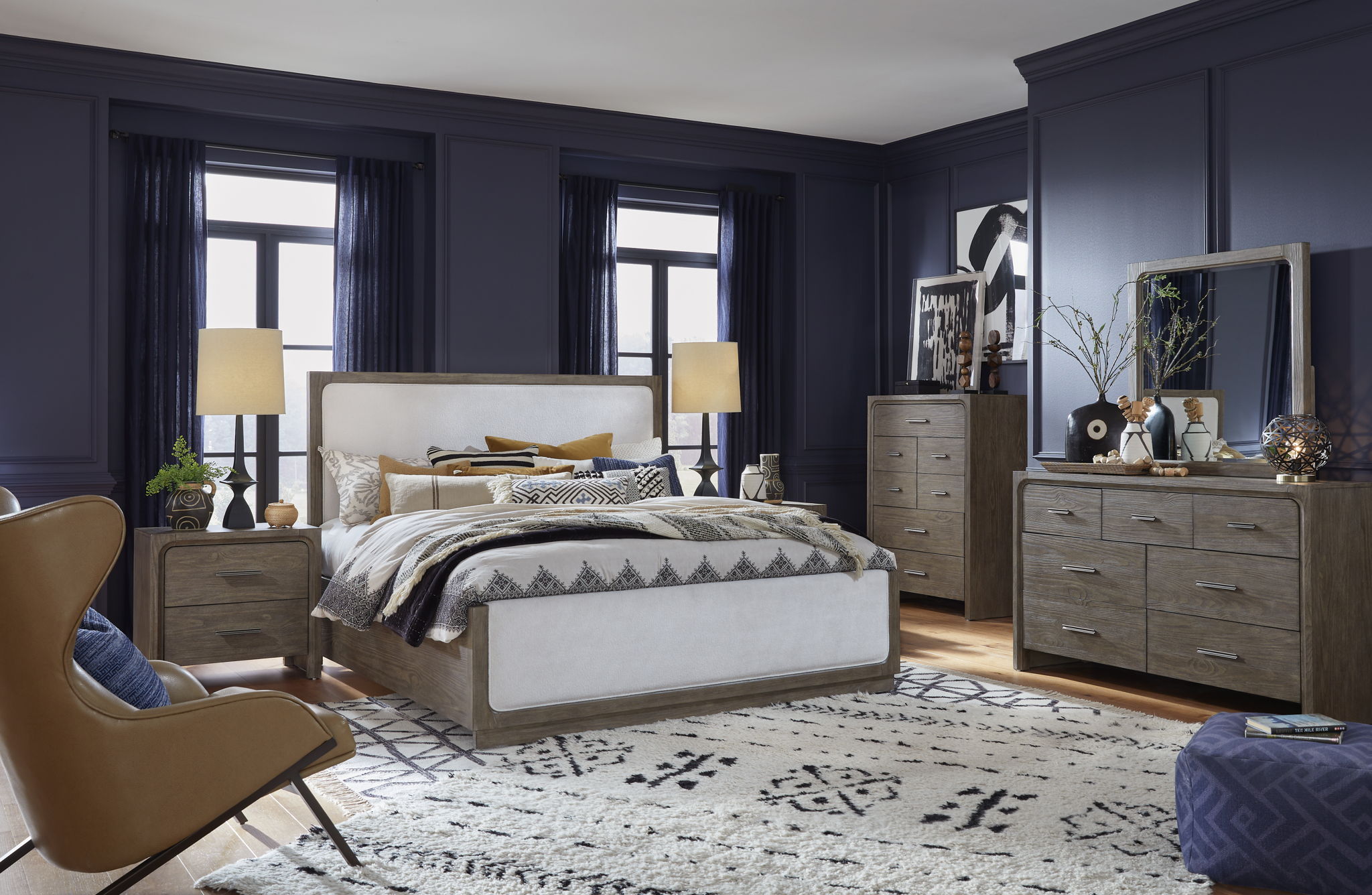 Westbourne - Upholstered Panel Bed - Image 2