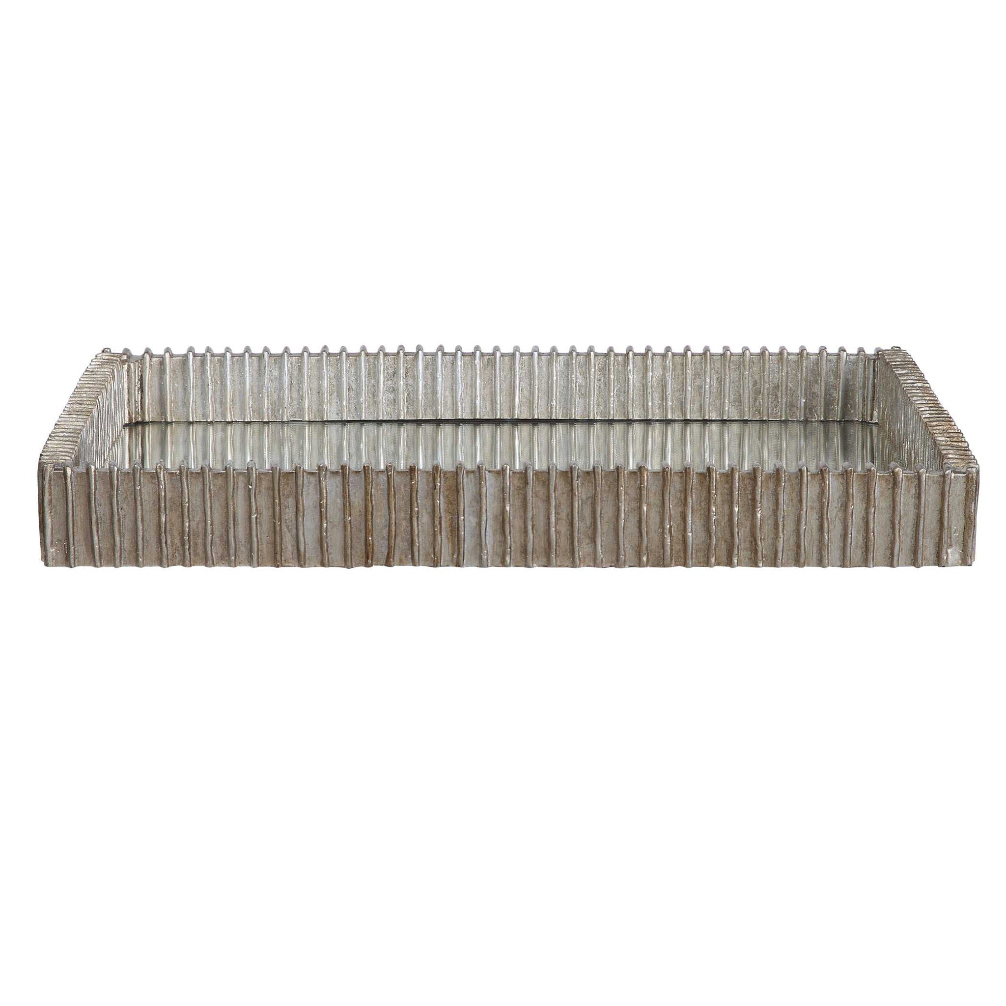 Talmage - Mirrored Tray - Silver - Image 2