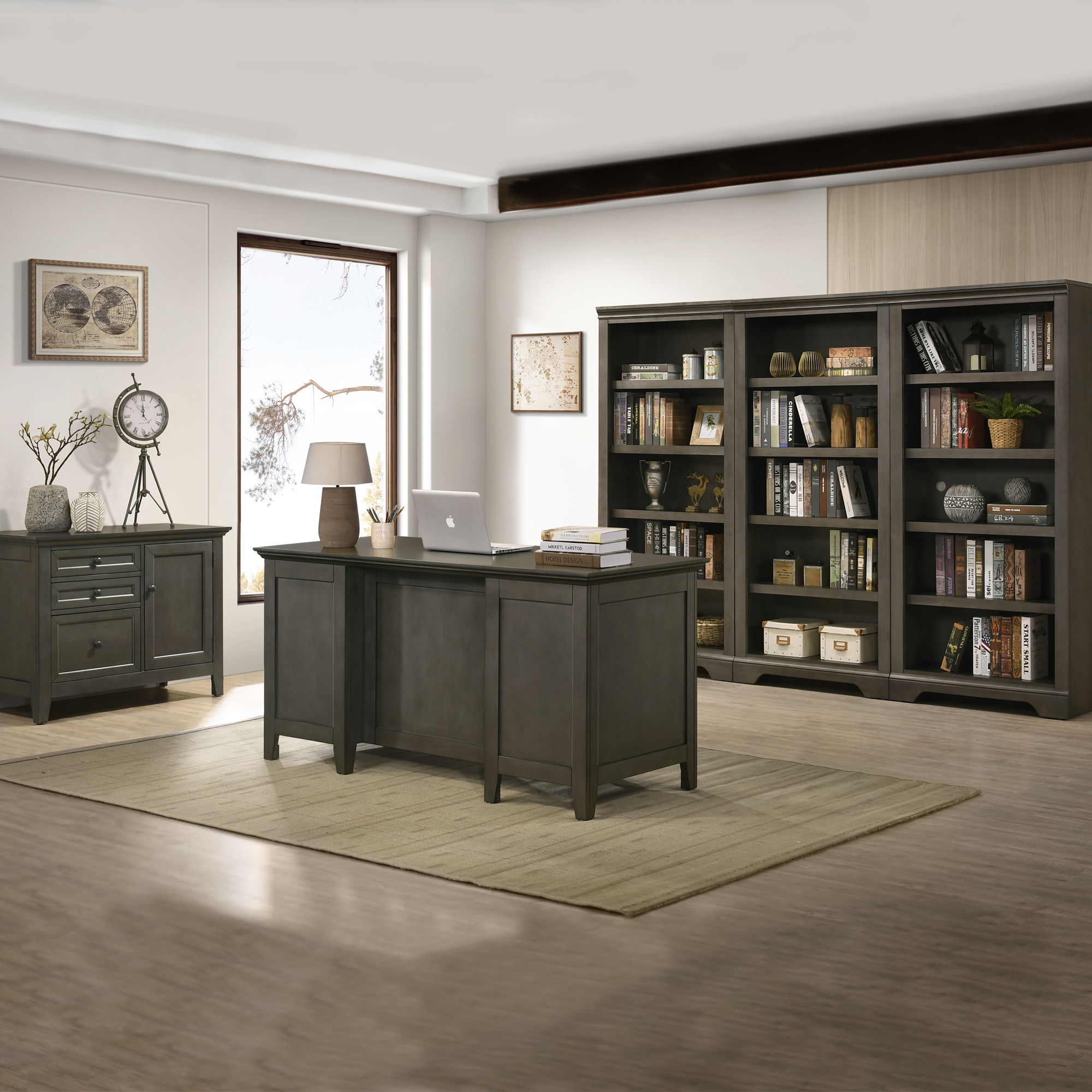 San Mateo - 62" Executive Desk - Image 3