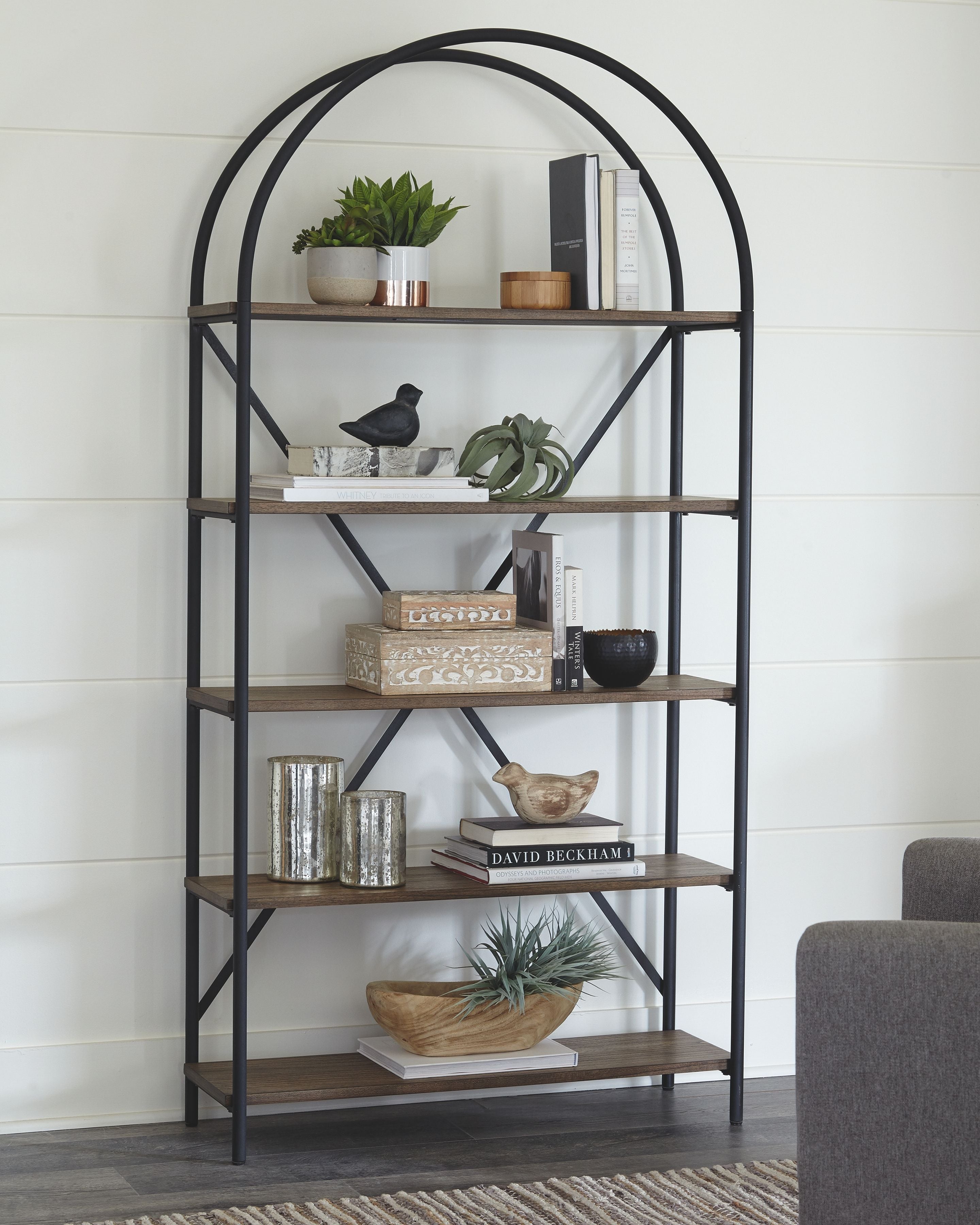 Galtbury - Bookcase - Brown / Black - Image 2