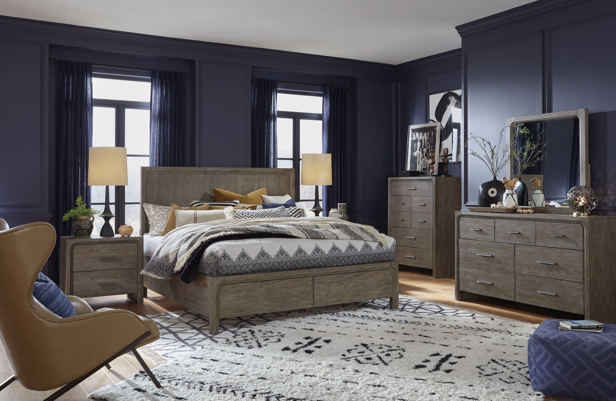 Westbourne - Drawer Chest - Dark Umber - Image 2